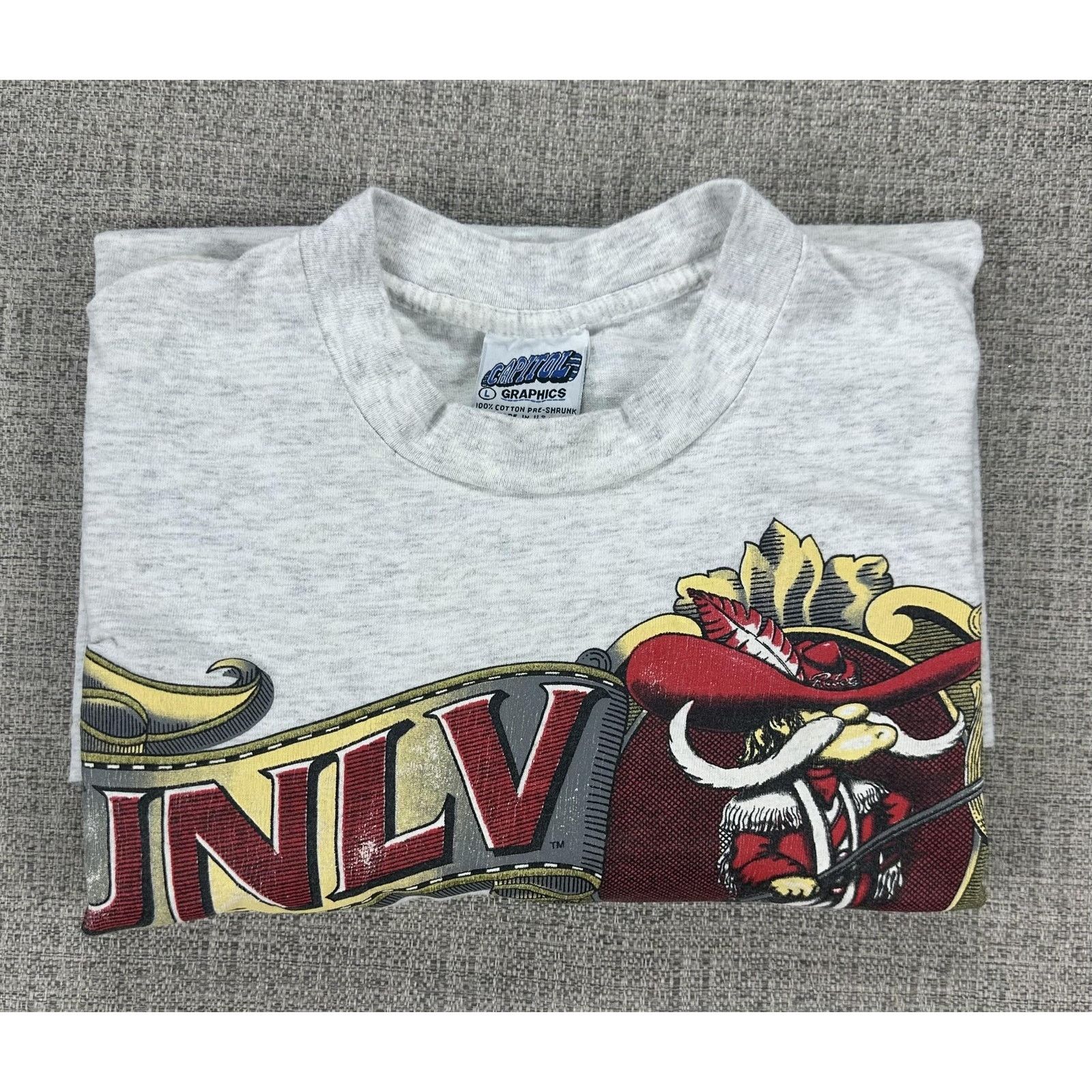 Other UNLV Rebels Shirt Mens L Gray Mascot College Capitol 90s Size US L / EU 52-54 / 3 - 17 Thumbnail
