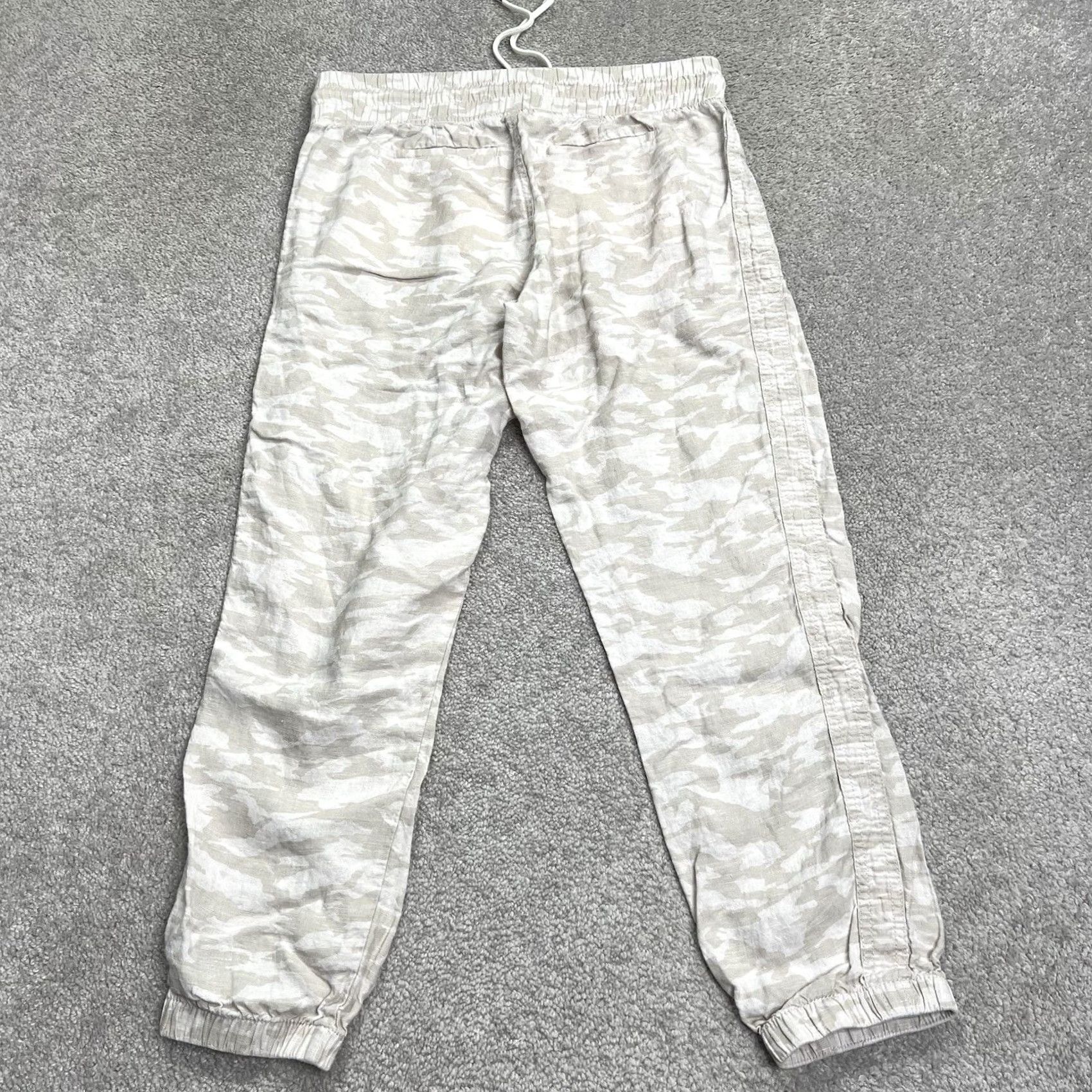 Athleta Athleta Cabo Tide Linen Joggers Pants Women’s 4 Beige Drawstring Lightweight 27” Inseam Casual, Athleisure, Beach Womens Size 28" / US 6 / IT 42 - 6 Thumbnail