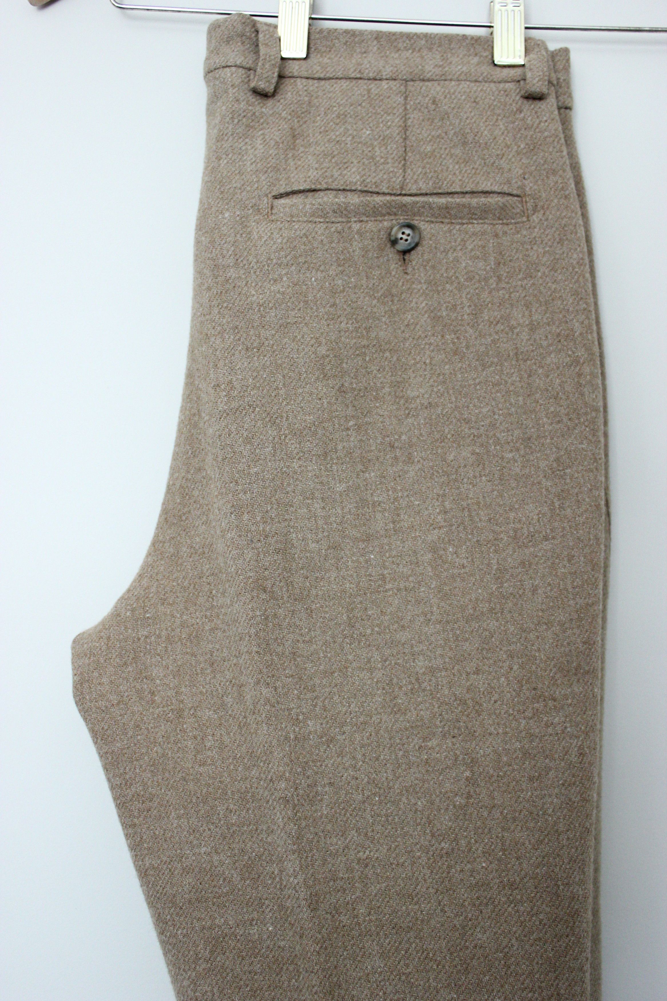 AMI AMI High Waist Carrot Fit Wool Trouser Size US 29 - 7 Thumbnail