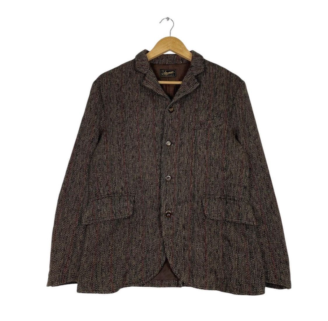 Stevenson Overall Co. × Tenderloin 💥STEVENSON HERRINGBONE BUTTON CHORE JACKET Size US M / EU 48-50 / 2 - 1 Thumbnail