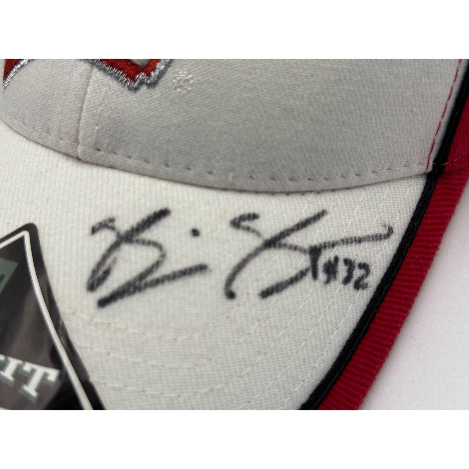 Top Of The World Wisconsin Badgers Brian Butch 32 Autographed Embroidered Hat Size ONE SIZE - 2 Thumbnail