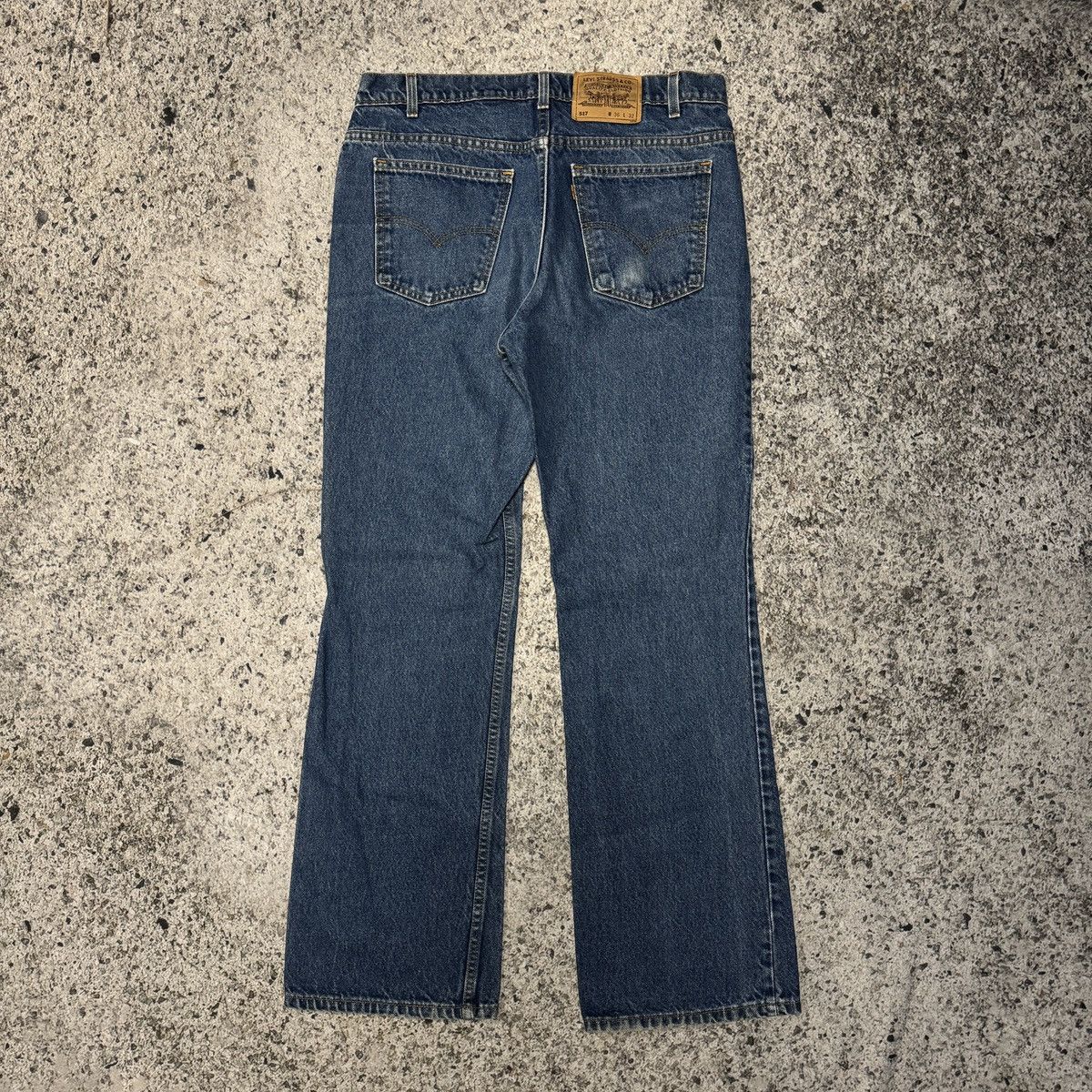 Levi's 90s Levi's 517 Jeans ERD Grunge Chrome Faded Flare Bootcut Size US 36 / EU 52 - 2 Thumbnail