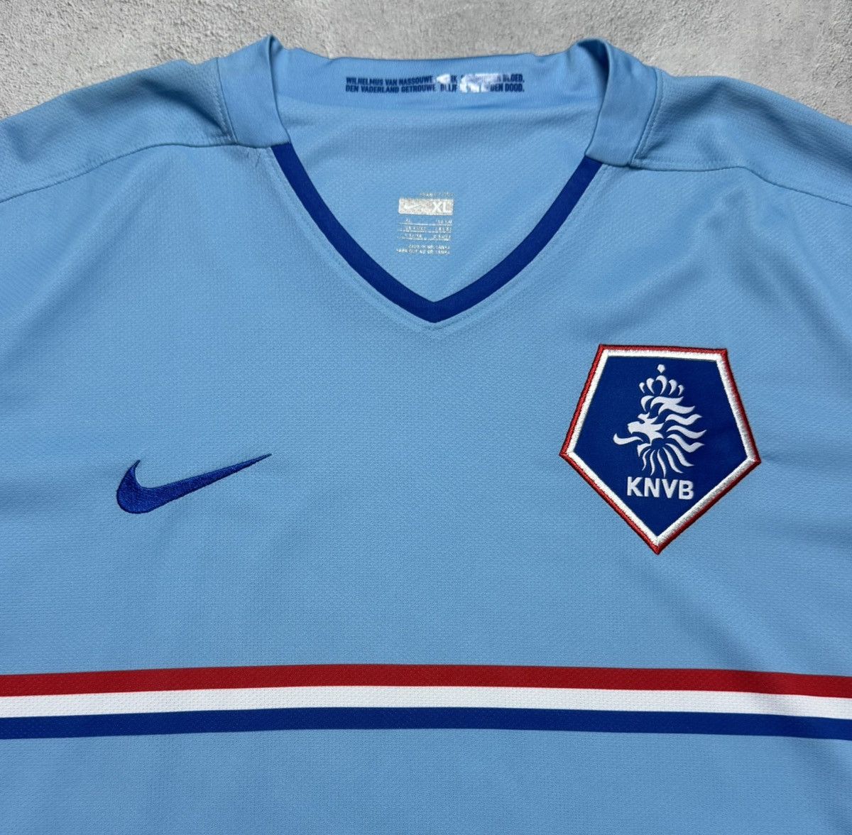 Nike Netherlands 2008 2009 Away Football Shirt Soccer Jersey Nike Size US XL / EU 56 / 4 - 7 Thumbnail