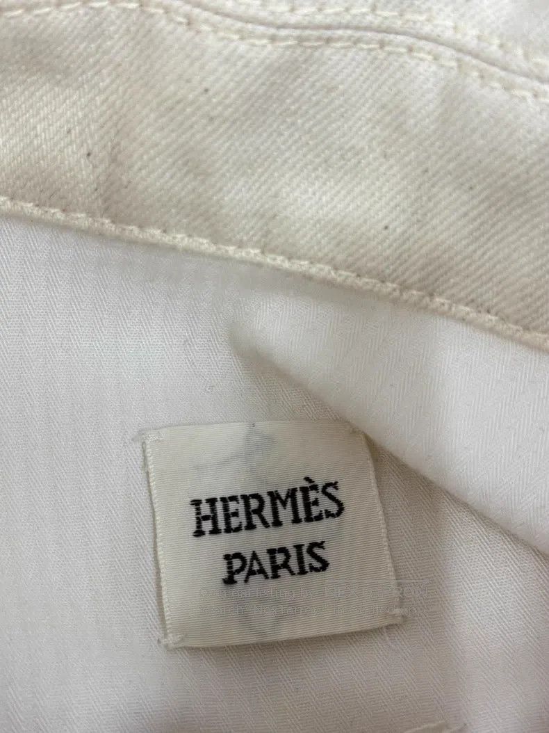 Hermes Hermes Beige Denim Jacket Size XXS / US 00 / IT 34 - 4 Thumbnail