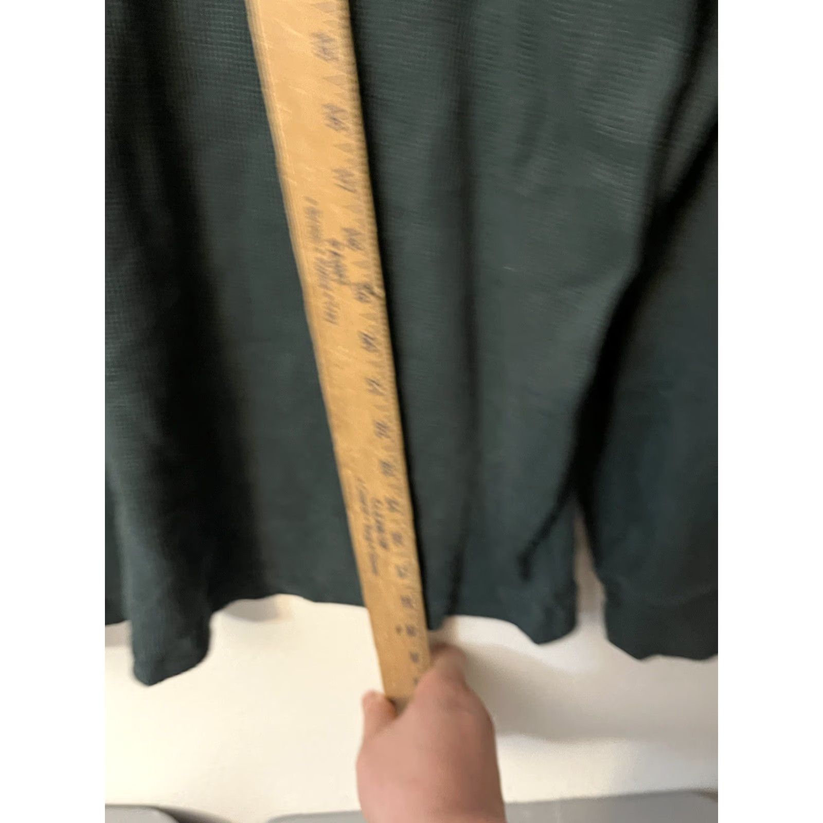 Gap Gap Mens T-Shirt Long Sleeve Shirt L Green Knit Cotton Waffle Classic Fit 90s Designer Retro Vintage Men Size US L / EU 52-54 / 3 - 4 Thumbnail