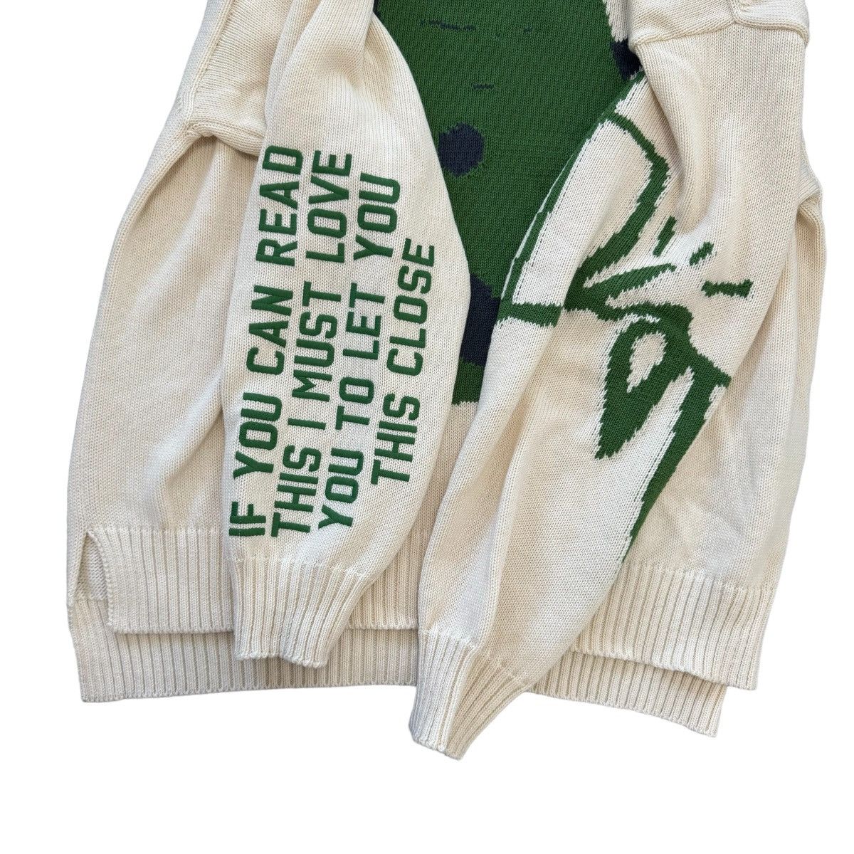 Dior × Kim Jones × Travis Scott DIOR 22AW ×TRAVIS SCOTT CACTUS JACK ECLU KNIT SWEATER Size US XL / EU 56 / 4 - 3 Thumbnail