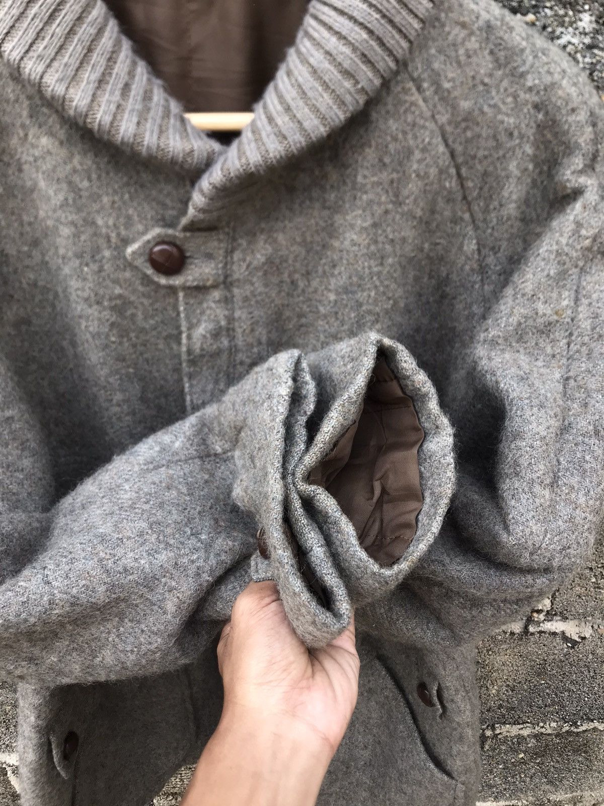 Vintage ⚡️Vintage Fashion Of Western Germany Wool Charcoal Jacket Size US M / EU 48-50 / 2 - 4 Thumbnail