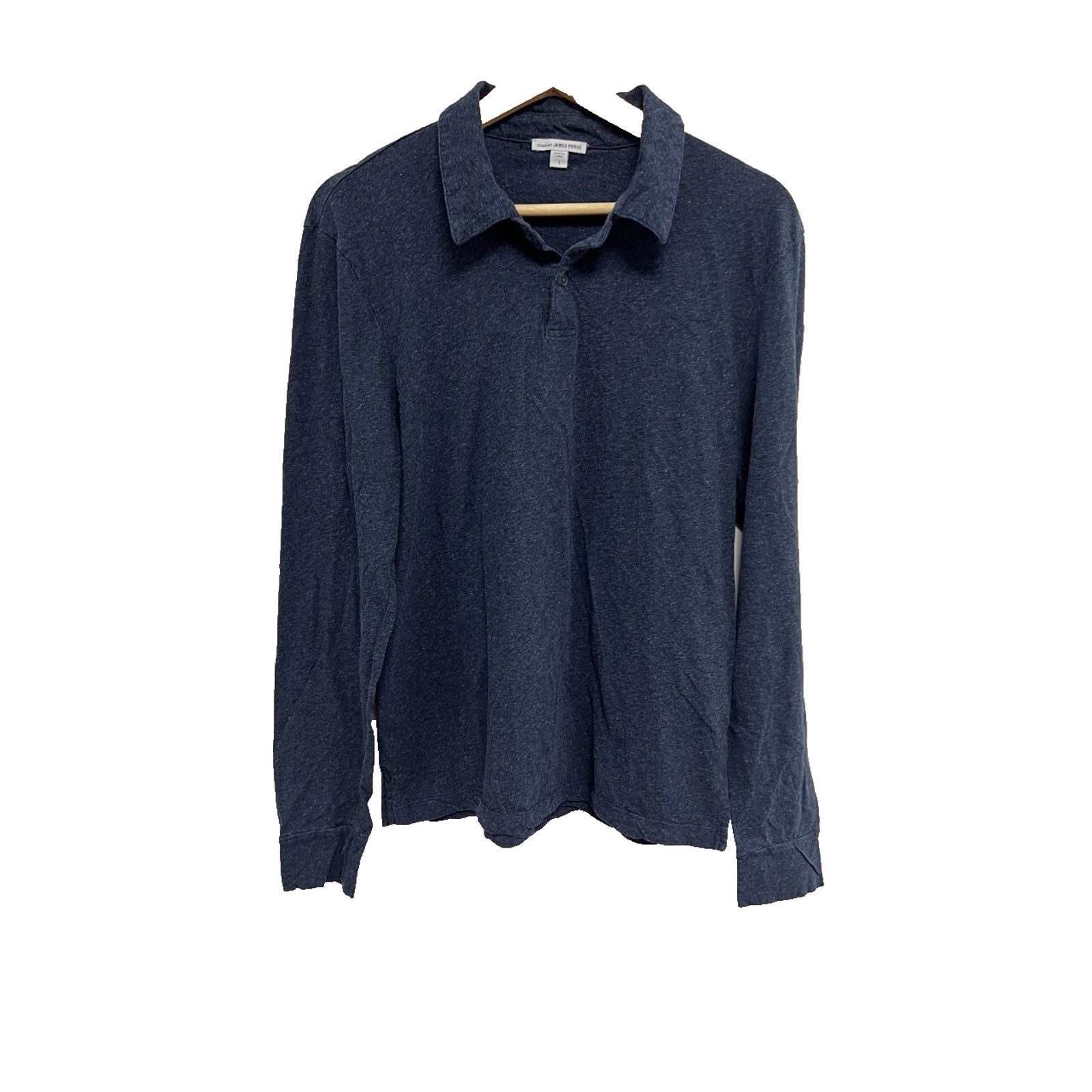 James Perse James Perse LUXE LOTUD JERSEY LOND SLEVE POLO Size 1 A000718 Size XS / US 0-2 / IT 36-38 - 3 Thumbnail