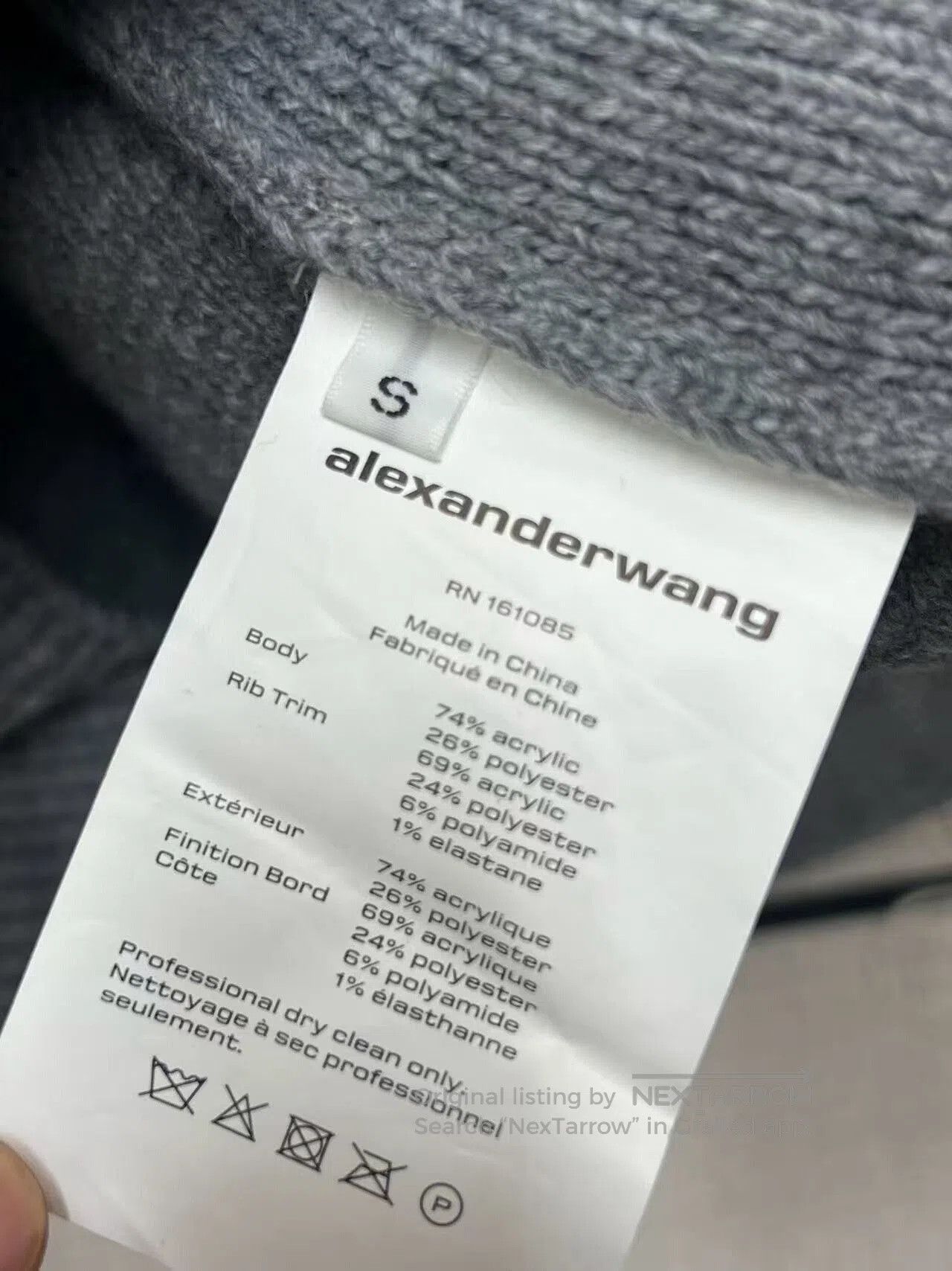 Alexander Wang Alexander Wang Logo Knit Sweater. Size US S / EU 44-46 / 1 - 5 Thumbnail