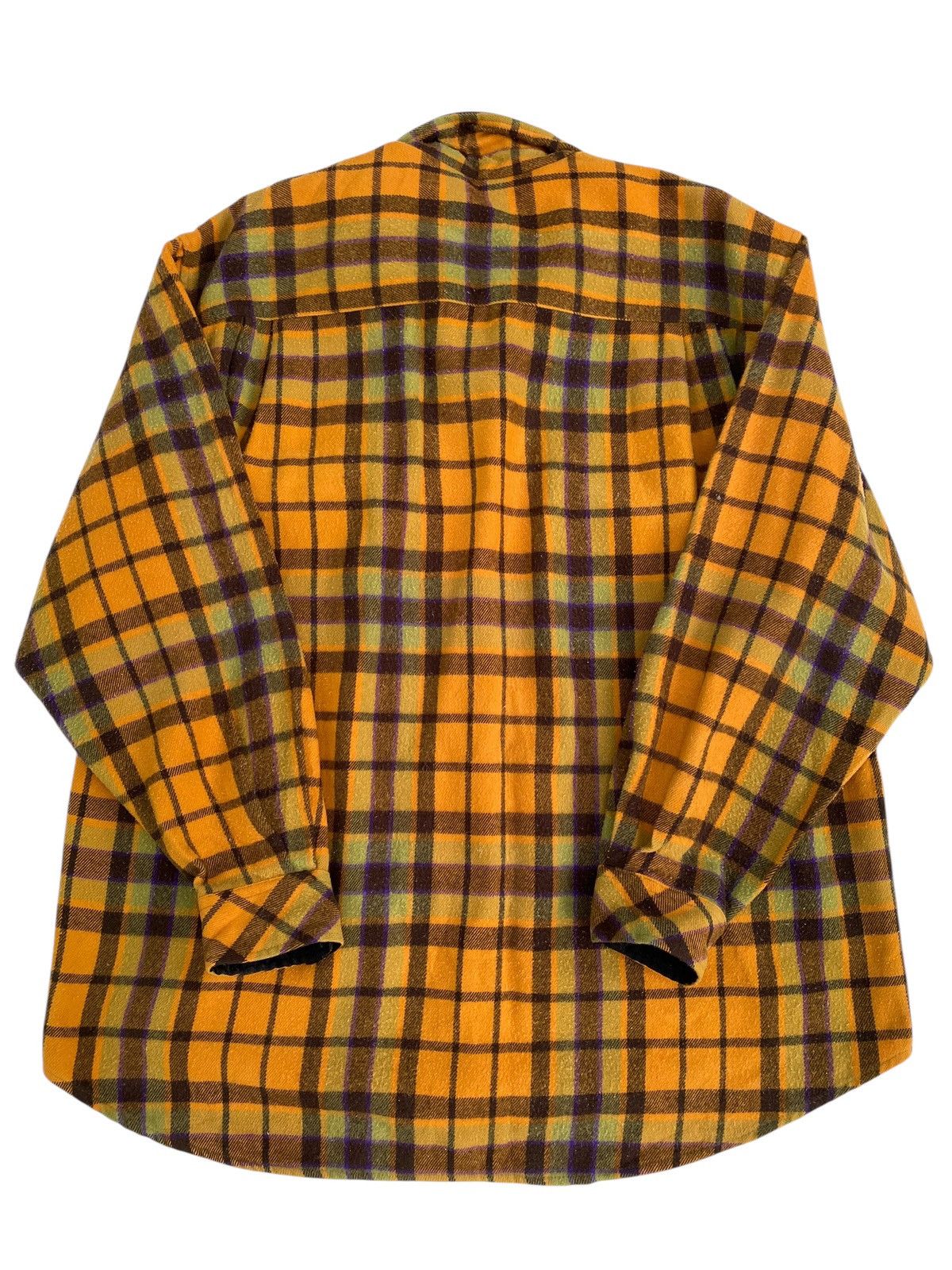 Vintage Vtg Burghscott Wool Flannel Button Up Size US L / EU 52-54 / 3 - 2 Thumbnail