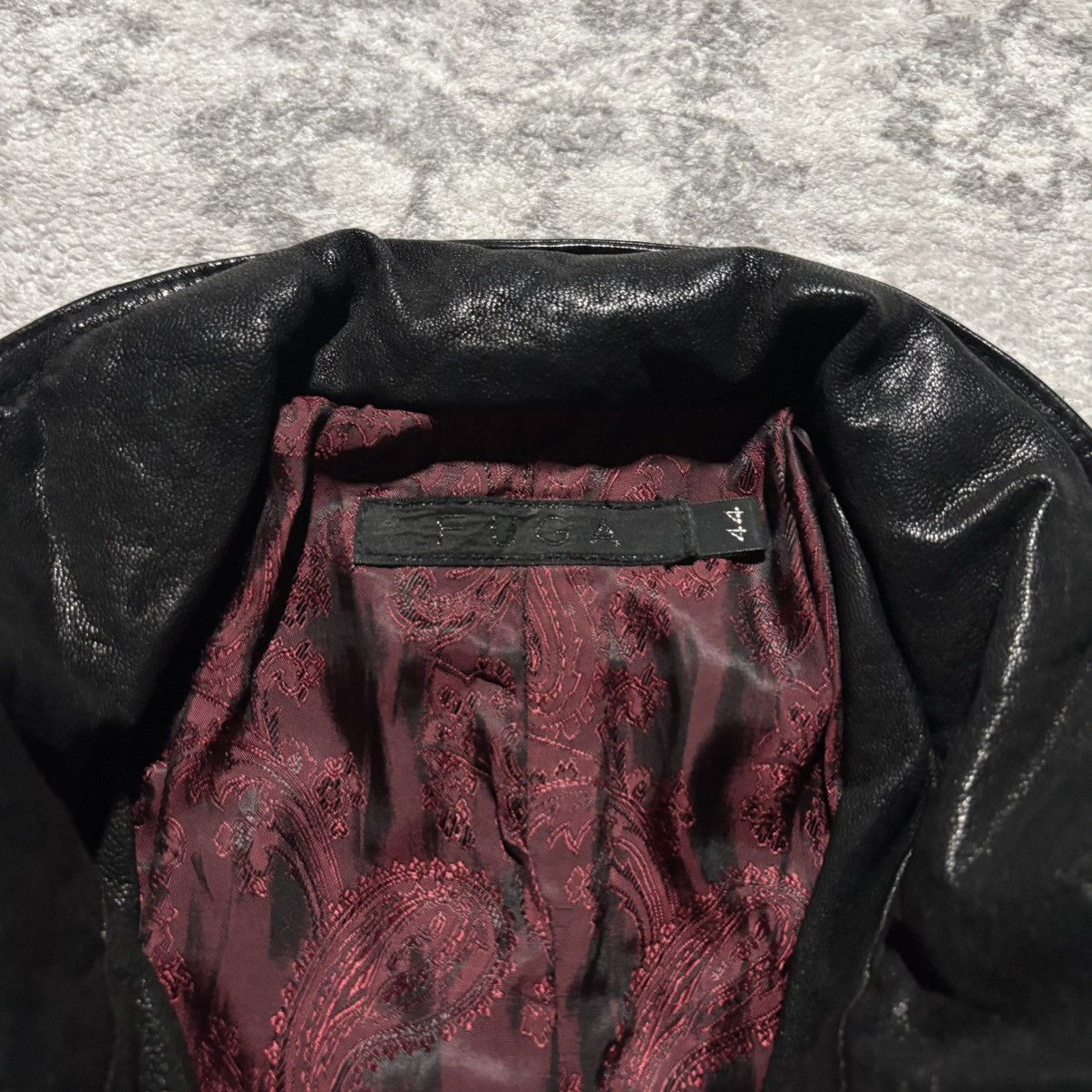 GOSTAR DE FUGA Gostar De Fuga Multi Zip Leather Jacket Black | Size 44 Size US XS / EU 42 / 0 - 7 Thumbnail
