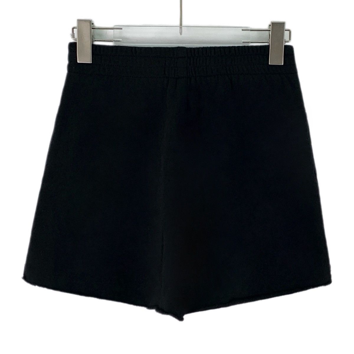 Alexander Wang Alexander Wang Black Washed Raw Hem Denim Shorts K26WX Size 26" / US 2 / IT 38 - 2 Thumbnail