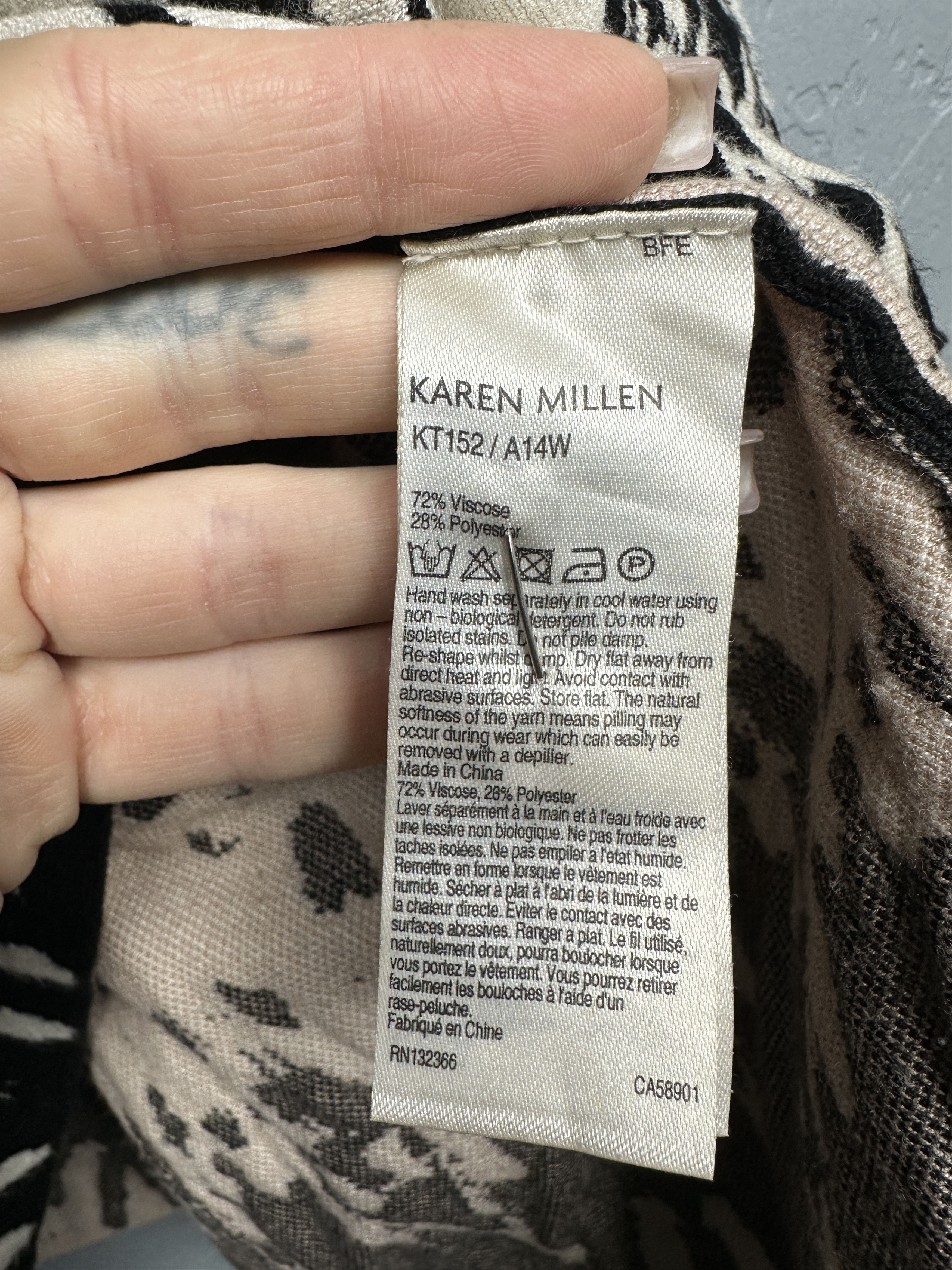 Karen Millen Karen Millen Womens Viscose Dress Size S / US 4 / IT 40 - 6 Thumbnail
