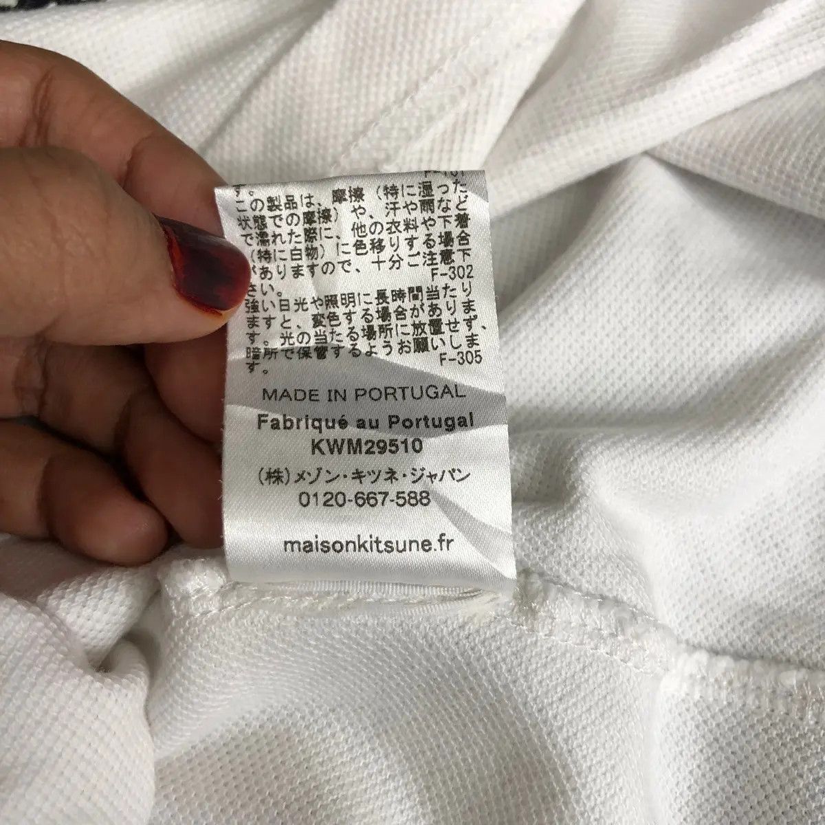 Maison Kitsune Vtg MAISON KITSUNE PARIS Gildas Loaec Masaya Kuroki Polo Tee Size S / US 4 / IT 40 - 8 Thumbnail