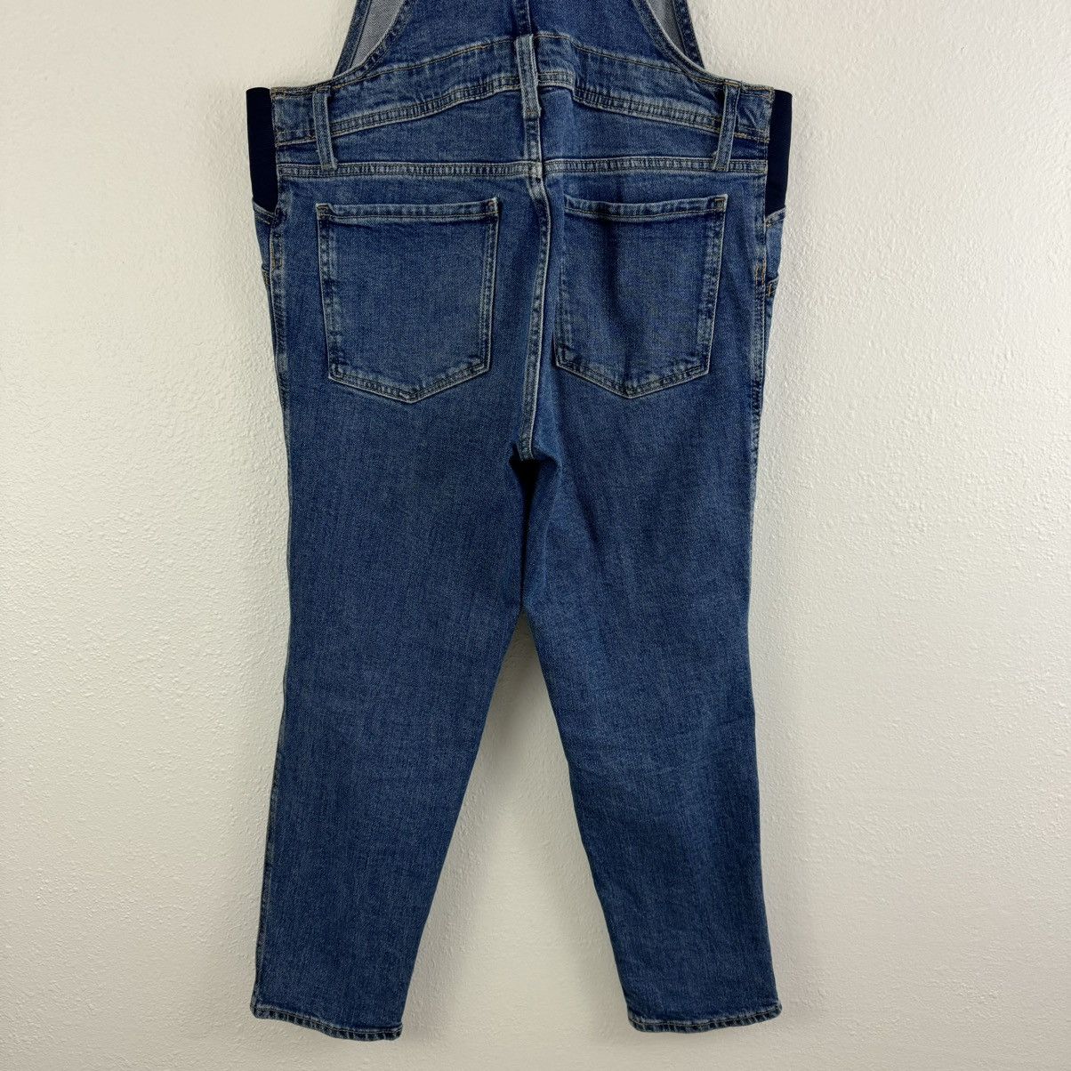 Old Navy OLD NAVY Maternity Side-Panel OG Short Jean Overalls Size 30" / US 8 / IT 44 - 10 Thumbnail