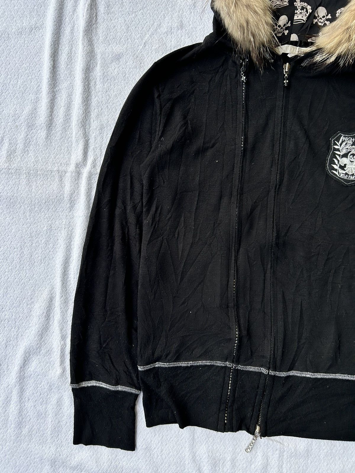 Hysteric Glamour Fur hoodie wildparty double zip skull style Ifsixwasnine lgb Size US M / EU 48-50 / 2 - 6 Thumbnail