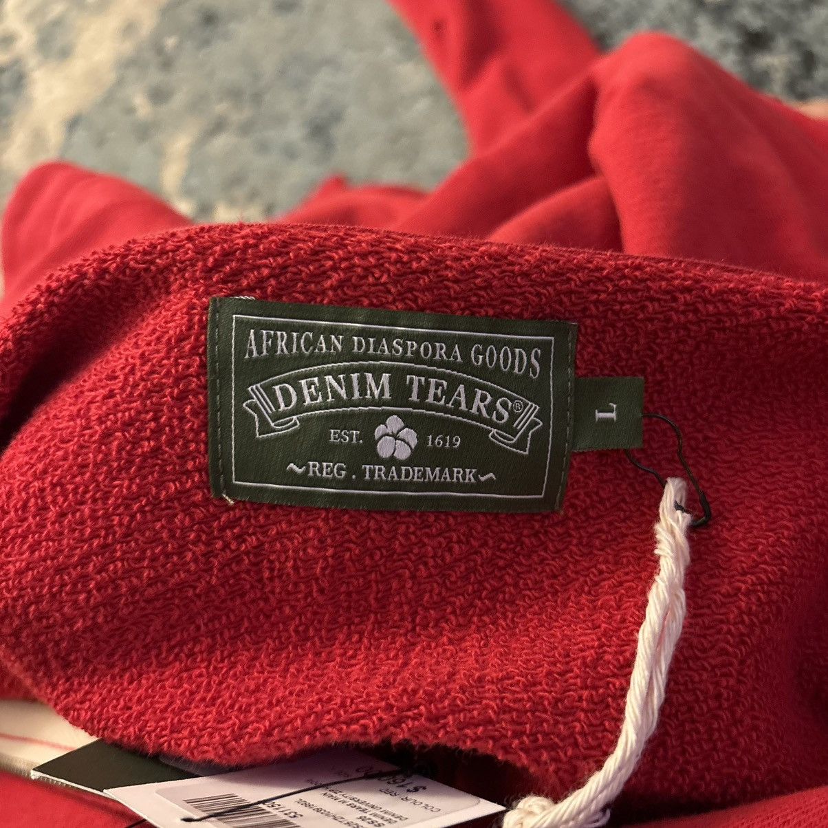 DENIM TEARS Denim Tears Denim University Red Zip Up Size Large Brand New Size US L / EU 52-54 / 3 - 9 Thumbnail