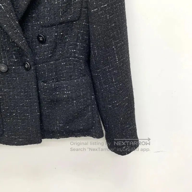 Chanel Chanel Wool Black Women's Jacket . Size XXS / US 00 / IT 34 - 4 Thumbnail