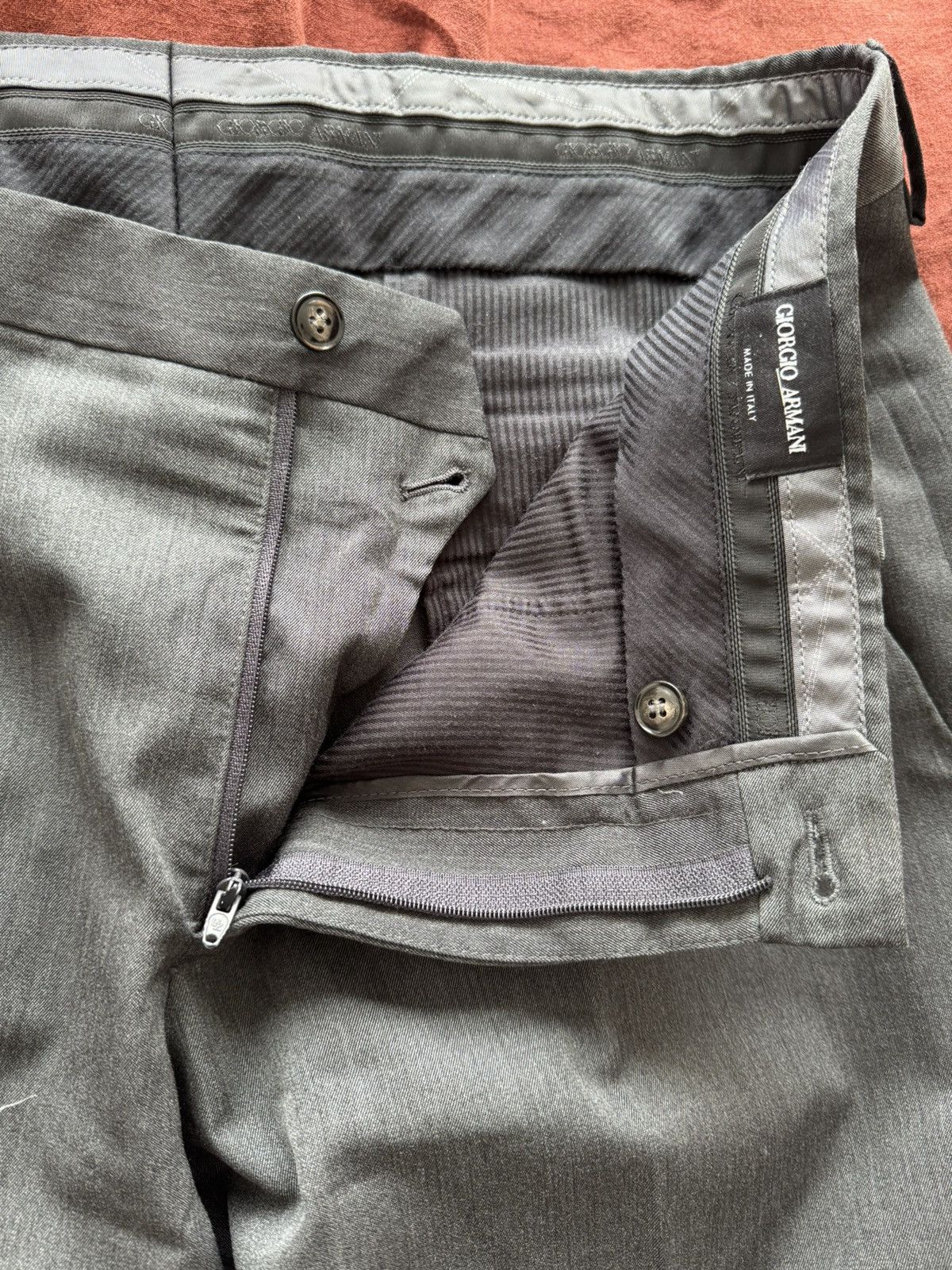 Giorgio Armani Giorgio Armani Grey Suit Size 52R - 7 Thumbnail