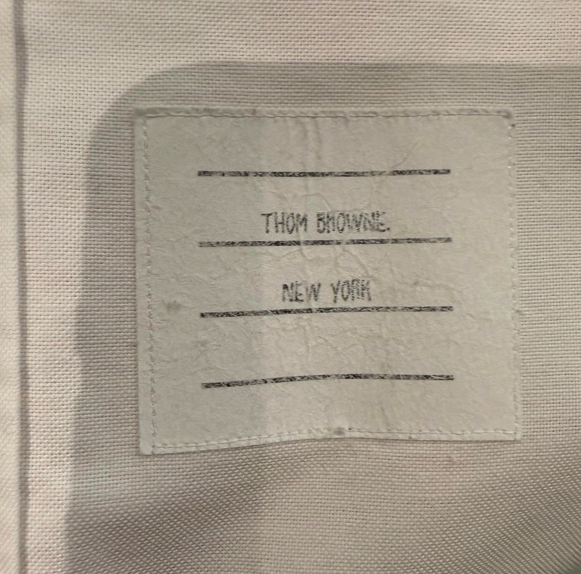 Thom Browne Thom Browne 4-Bar White Oxford SS Shirt Size 1 Size US S / EU 44-46 / 1 - 5 Thumbnail