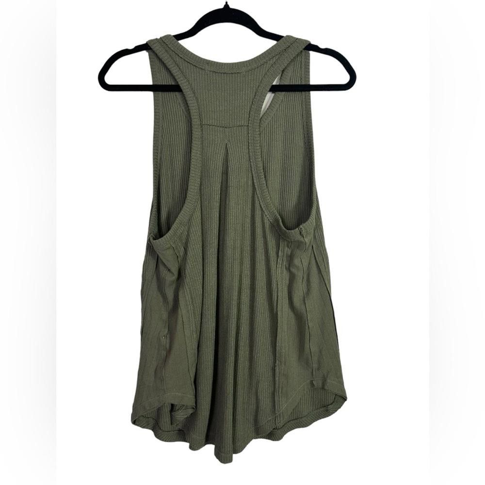 Free People Free People l Army Green Ribbed Tank Medium Size M / US 6-8 / IT 42-44 - 3 Thumbnail