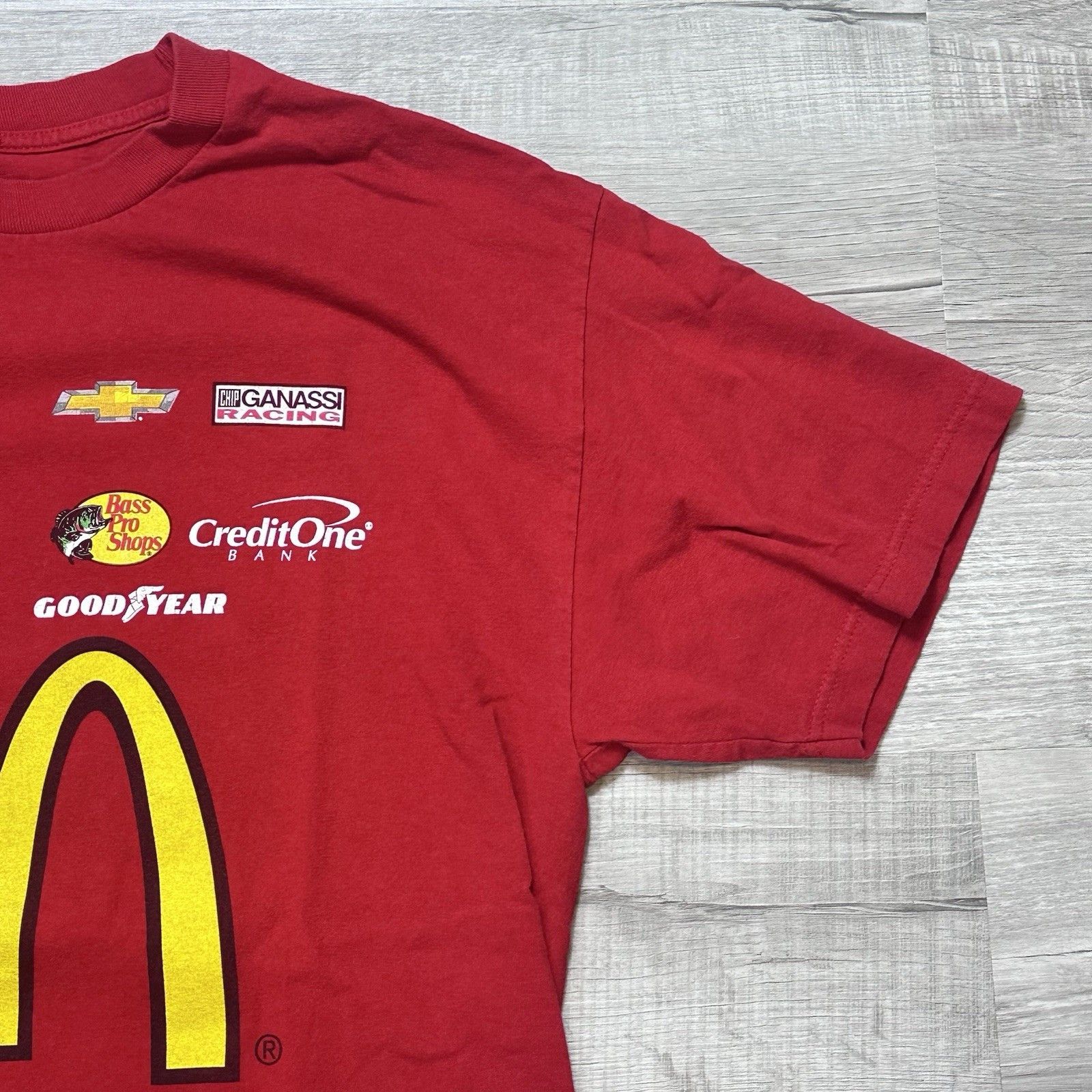 NASCAR Jamie McMurray #1 McDonalds Nascar Racing Graphic T-Shirt XL Size US XL / EU 56 / 4 - 4 Thumbnail
