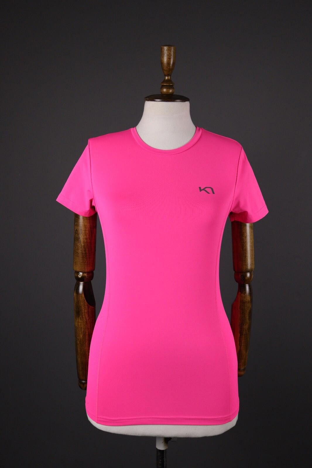 Designer Kari Traa Pink Short Sleeve Top Base Layer Size S Size S / US 4 / IT 40 - 1 Thumbnail