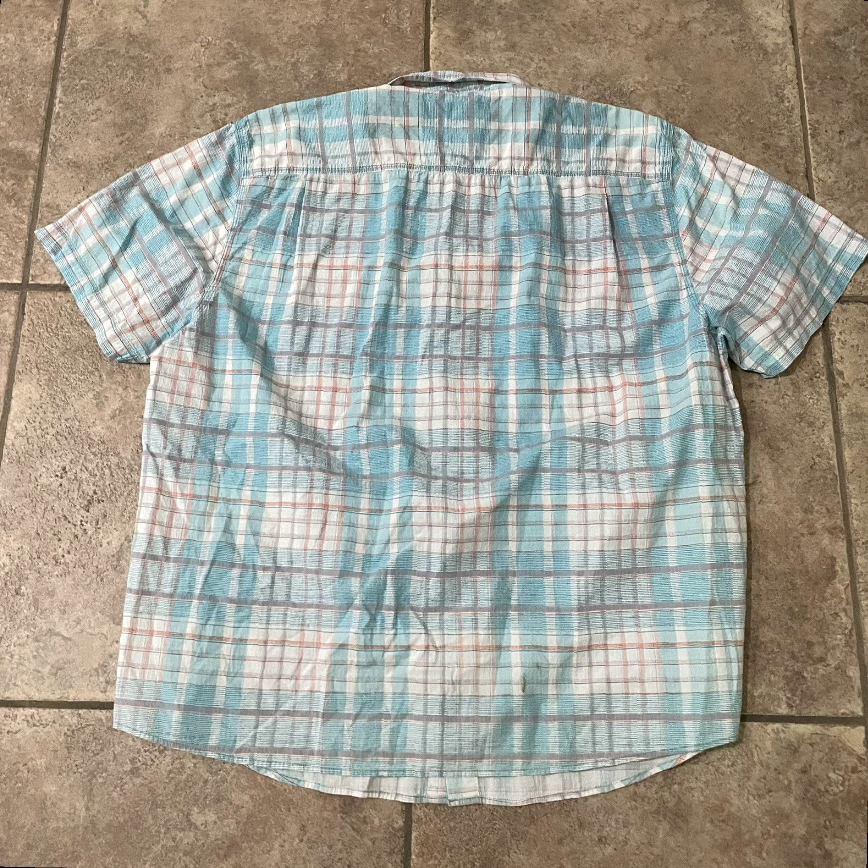 Tommy Bahama Tommy Bahama Button-Down Shirt Mens XXL Plaid Multicolor Relaxed Modern Fit Short Sleeve Button-Up Shirt Size US XXL / EU 58 / 5 - 5 Thumbnail
