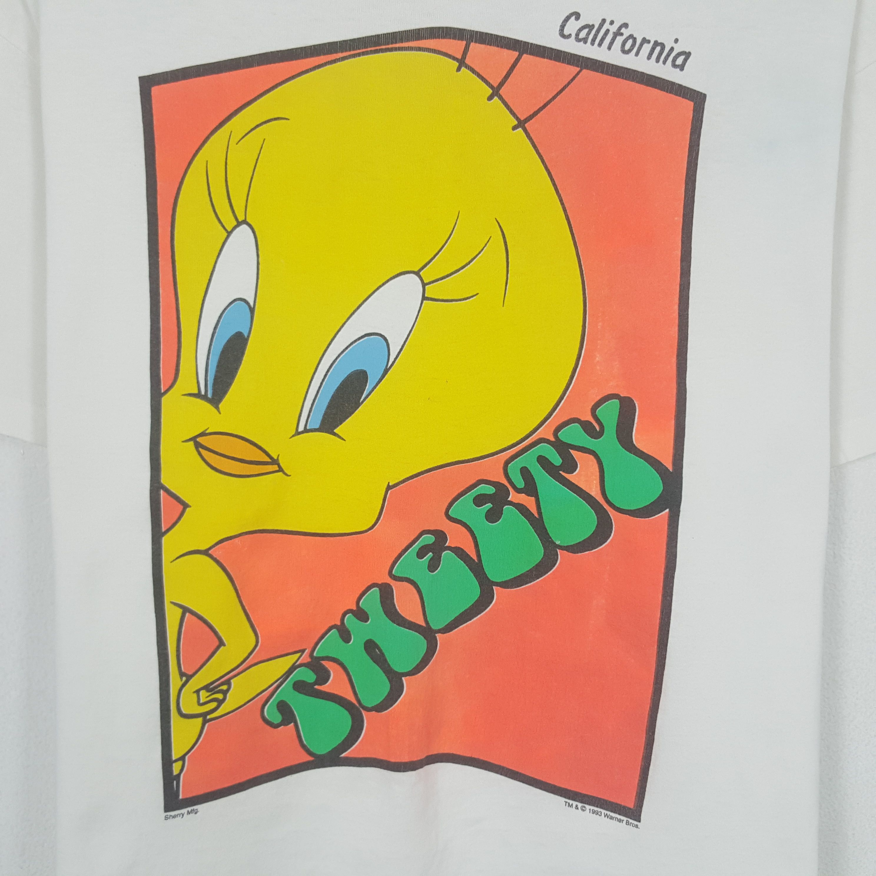 Disney Vintage California Tweety Cartoon Tshirt Size US L / EU 52-54 / 3 - 2 Thumbnail