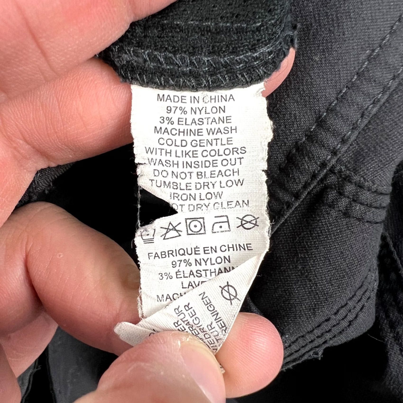 Prana Prana Zion II Pants Mens 31x30 Grey Hiking Belt Roll Snap Up Straight Stretch Size US 31 - 4 Thumbnail
