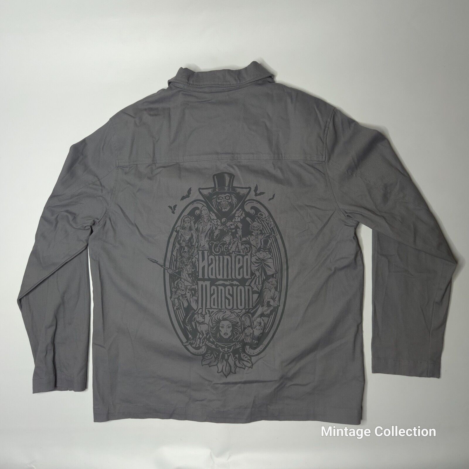 Disney Disney Haunted Mansion Madame Leota Gray Shirt Jacket Coat L Size US L / EU 52-54 / 3 - 9 Thumbnail