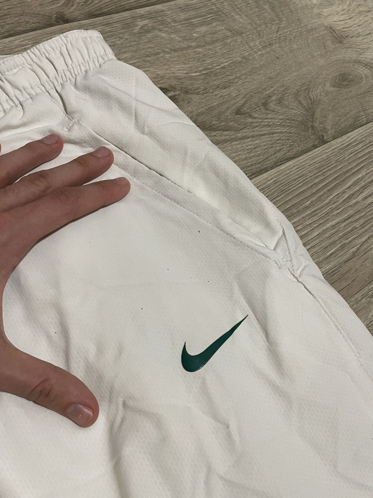 Nike × Vintage Nike Celtic Vintage White Track Pants Drill Swoosh Size US 32 / EU 48 - 8 Thumbnail