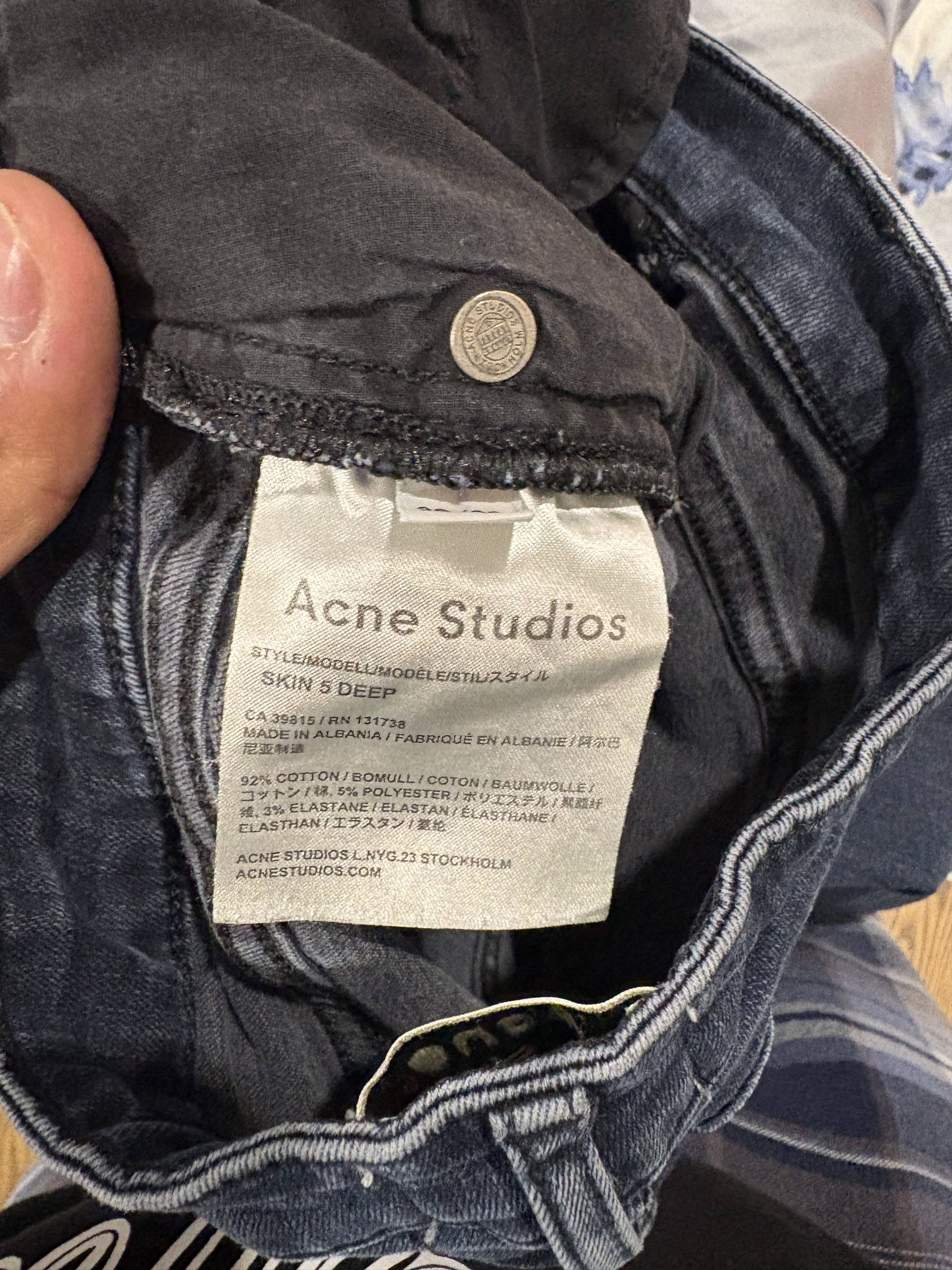 Acne Studios Acne Studios 'Skin 5' Deep Blue Size 28" / US 6 / IT 42 - 4 Thumbnail