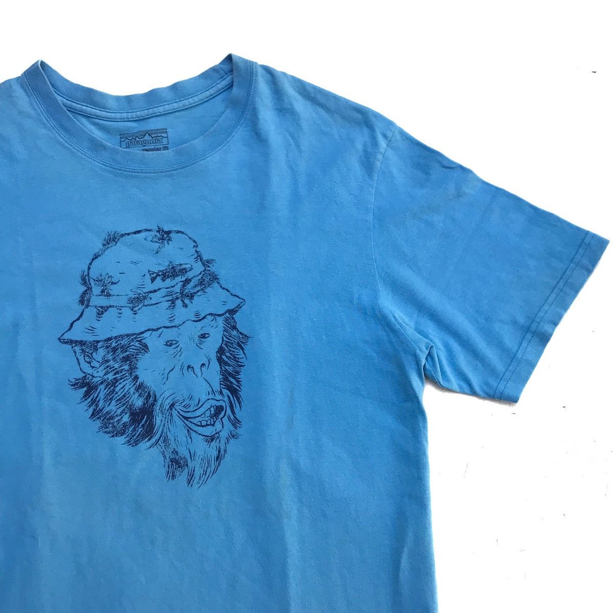 Patagonia × Vintage PATAGONIA MEN’S FISH MONKEY Fish COTTON T-SHIRT mexico made Size US M / EU 48-50 / 2 - 2 Thumbnail