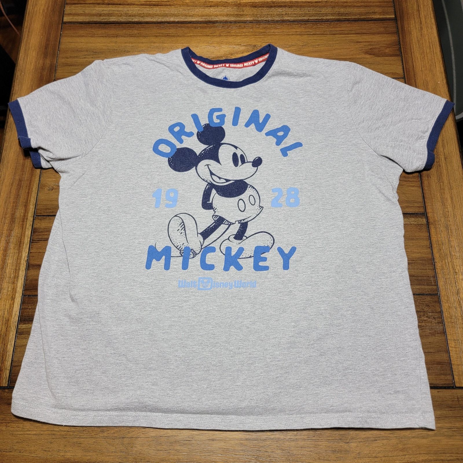 Disney Disney Grey Unisex Tee "Original Mickey" - Size XL Size US XL / EU 56 / 4 - 1 Thumbnail