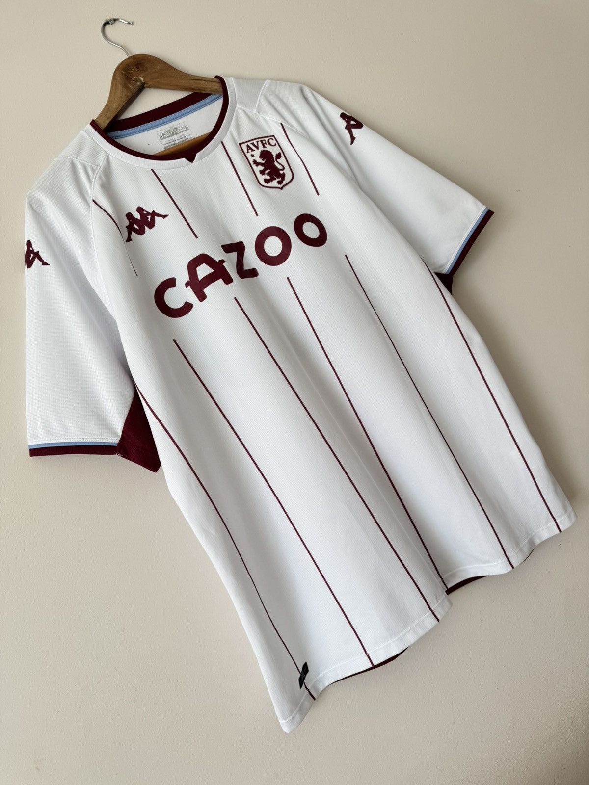 Kappa Ings #20 Aston Villa 2021-2022 Away Soccer Jersey Football Size US XXL / EU 58 / 5 - 7 Thumbnail
