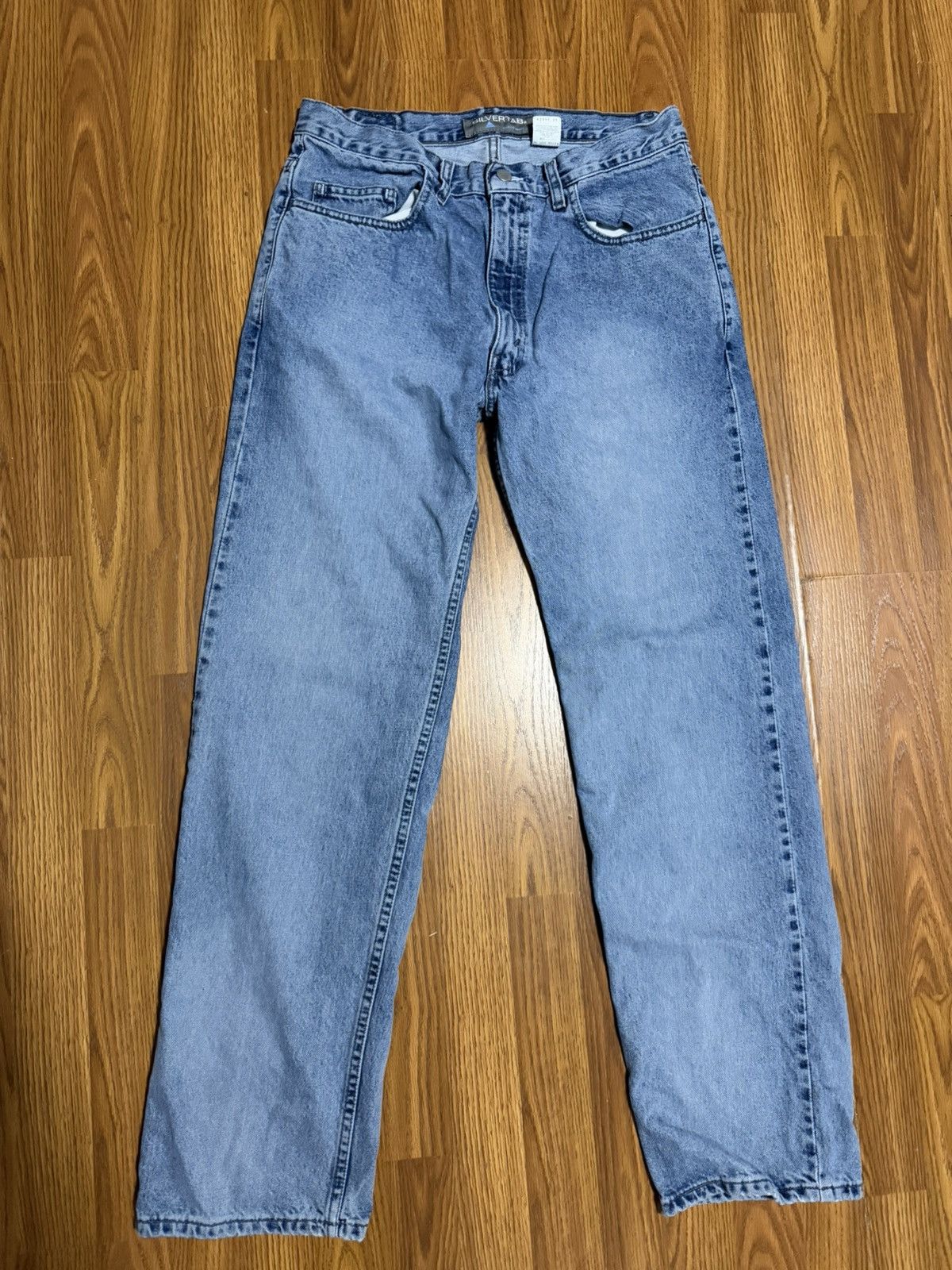 Levi's VTG Levi’s Silvertab Y2K Relaxed Fit Light Wash Jeans 32x32 Size US 32 / EU 48 - 2 Thumbnail