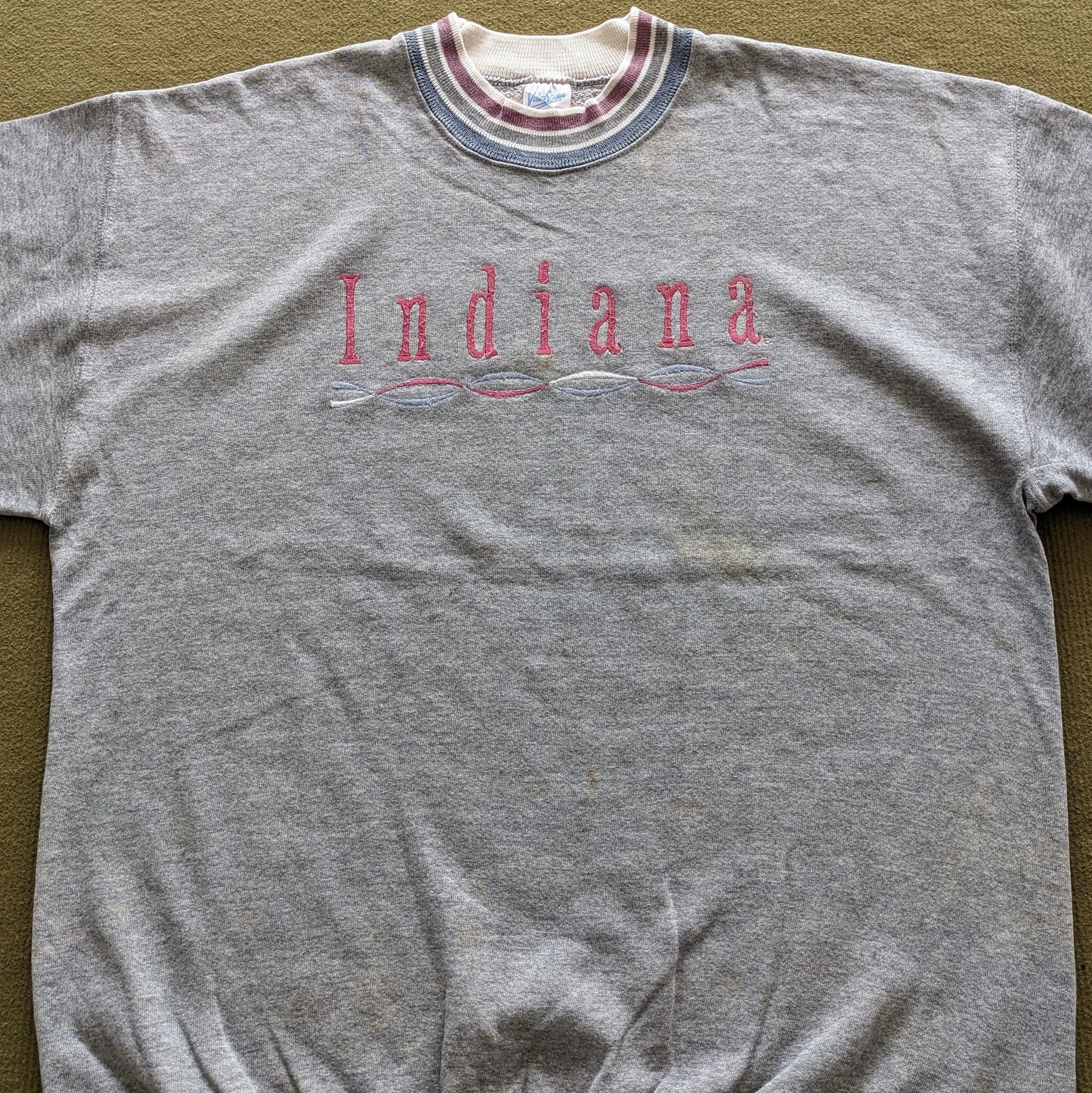 Other Vintage INDIANA University Crewneck Sweatshirt Size US L / EU 52-54 / 3 - 2 Thumbnail