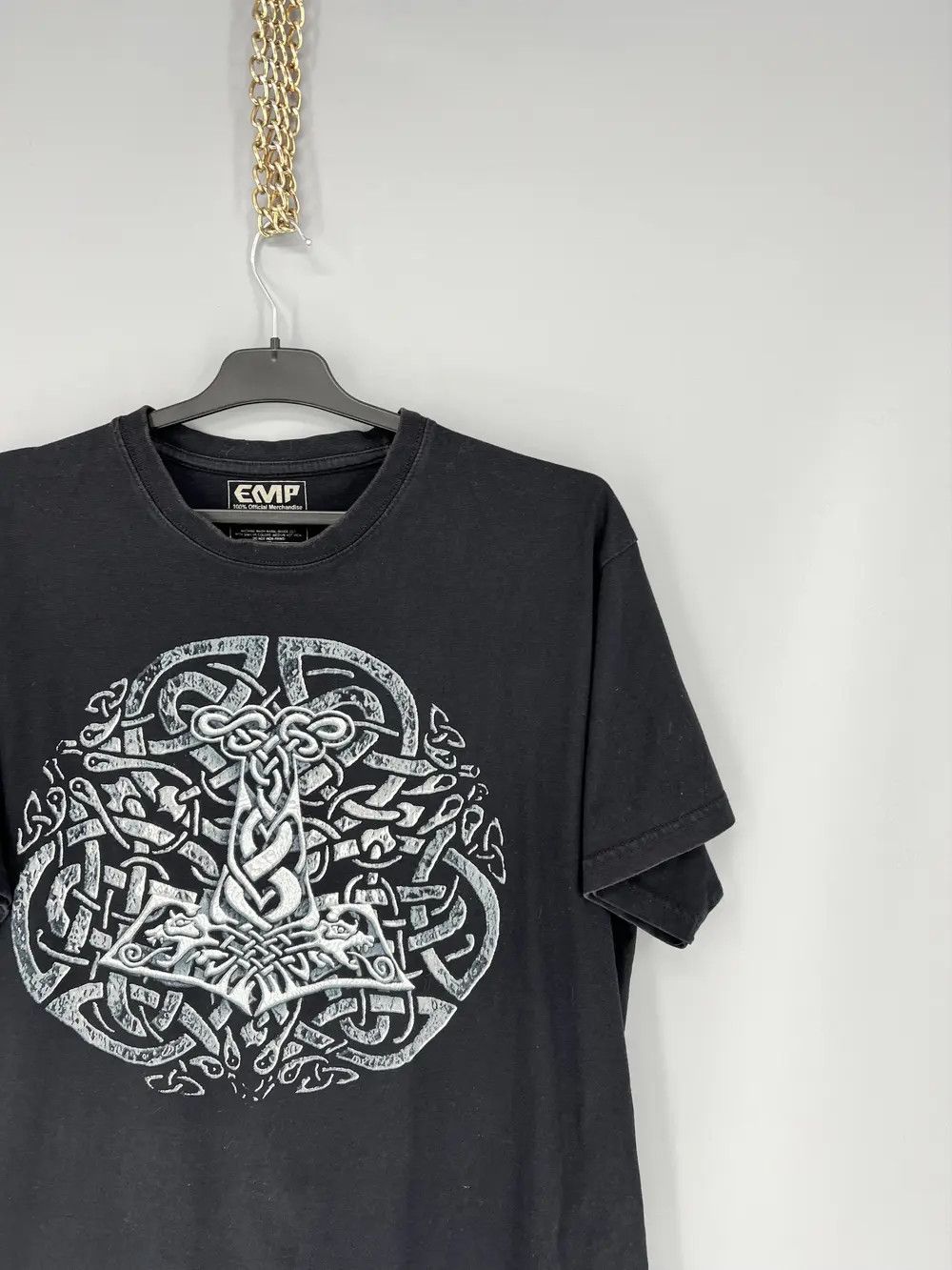 Vintage Vintage Y2k Washed AvantGarde Tribal Tee Streetwear Size US L / EU 52-54 / 3 - 5 Thumbnail