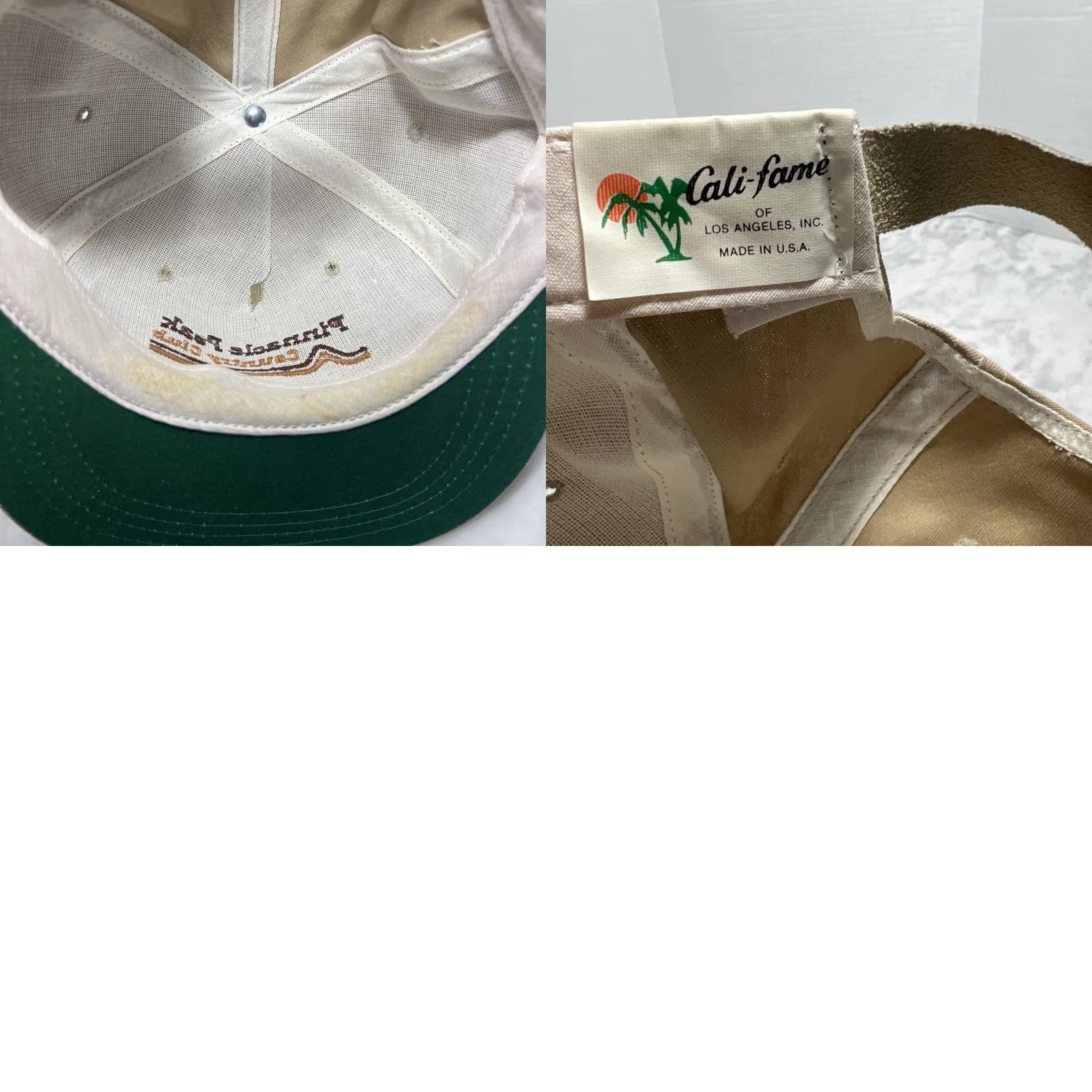 Vintage VINTAGE Pinnacle Peaks Country Club Hat Scottsdale Arizona Adjustable Rope Strapback Tan Trucker Cap Mens/Unisex Size ONE SIZE - 8 Thumbnail