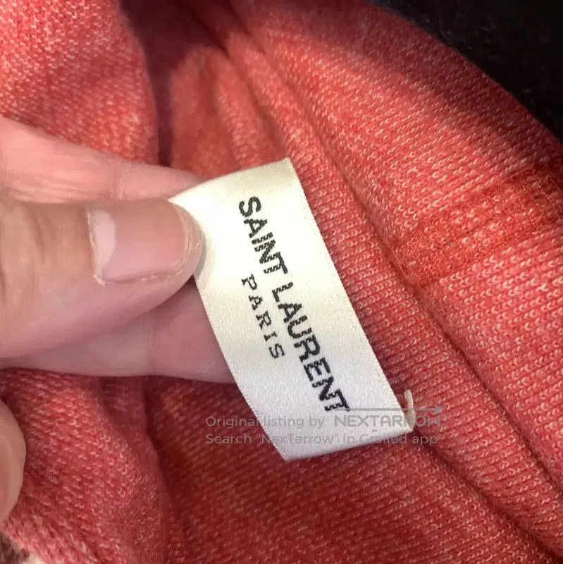 Yves Saint Laurent YSL Pink Cotton Women's Hoodie . Size M / US 6-8 / IT 42-44 - 3 Thumbnail
