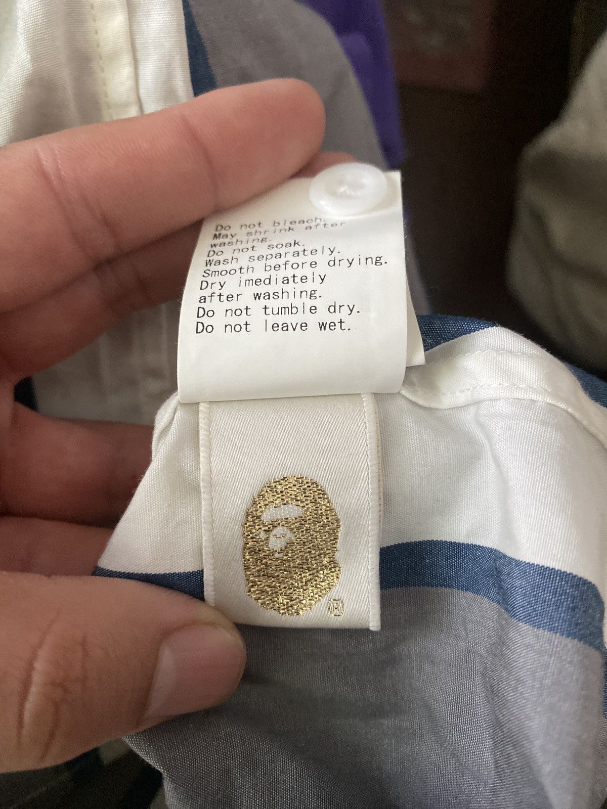 Bape Bape Open Collar Shirt Size US M / EU 48-50 / 2 - 5 Thumbnail