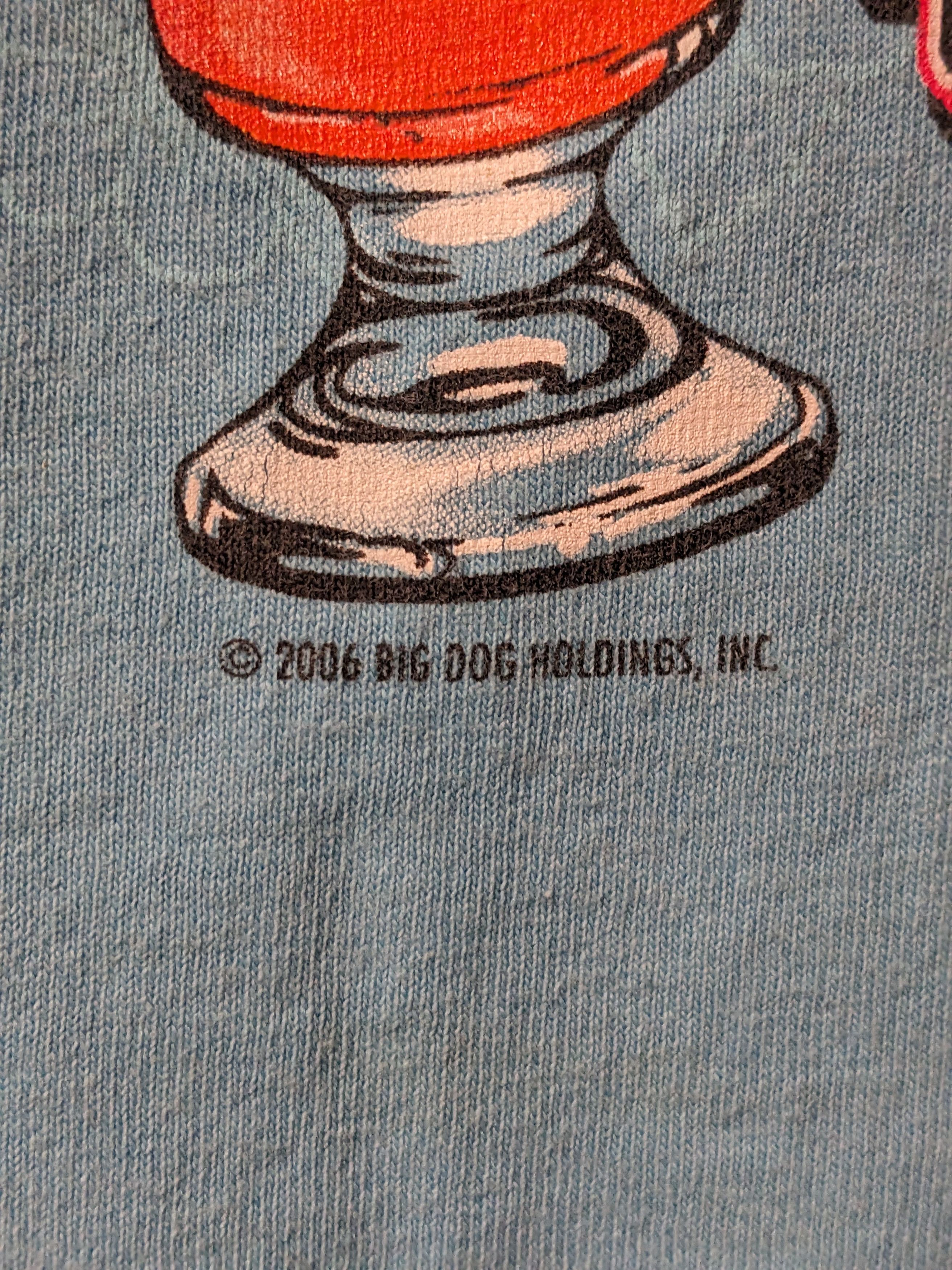 Big Dogs × Vintage Vintage 2006 Big Dogs How About a Nice Tall Glass T-Shirt Size US XXL / EU 58 / 5 - 4 Thumbnail