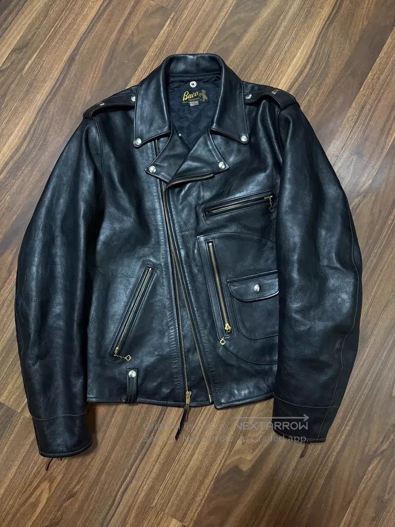 Buco Buco Classic horsehide biker jacket Size US XL / EU 56 / 4 - 1 Thumbnail