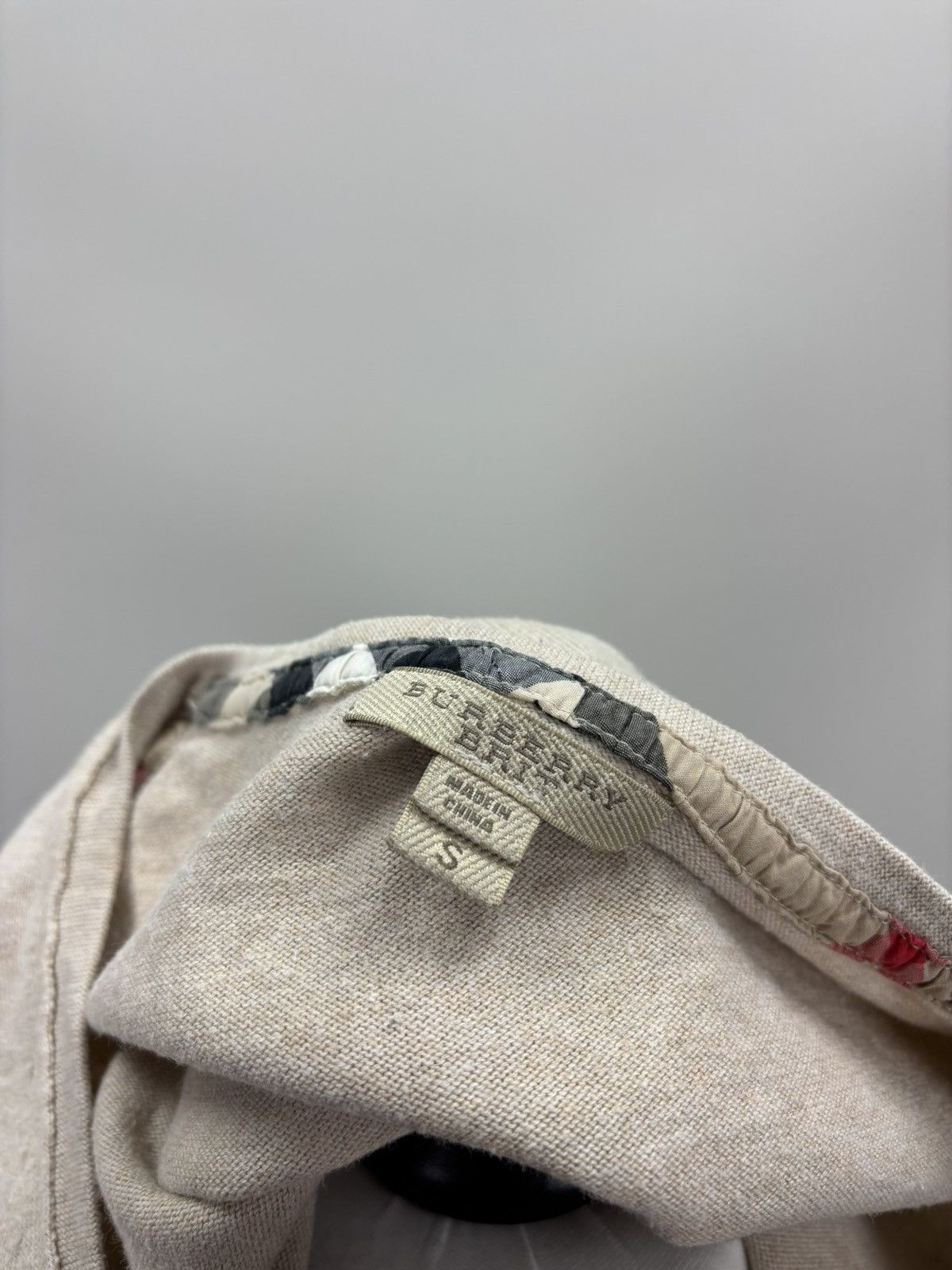 Burberry Womens sweater Burberry Brit Size S Color Beige Size S / US 4 / IT 40 - 11 Thumbnail