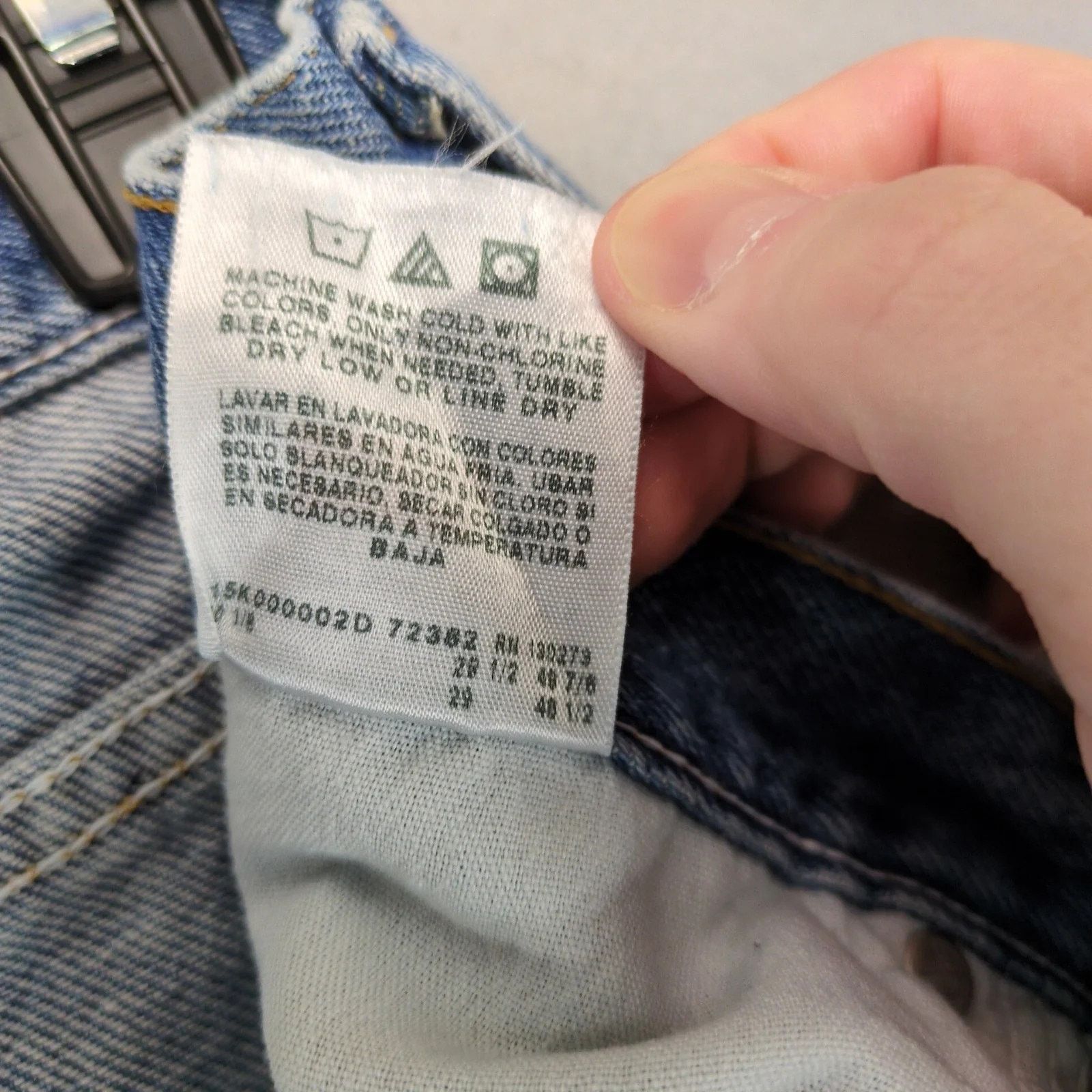 Wrangler Wrangler Regular Fit Jeans Men's 36x29 Straight Leg Cotton Size US 36 / EU 52 - 4 Thumbnail