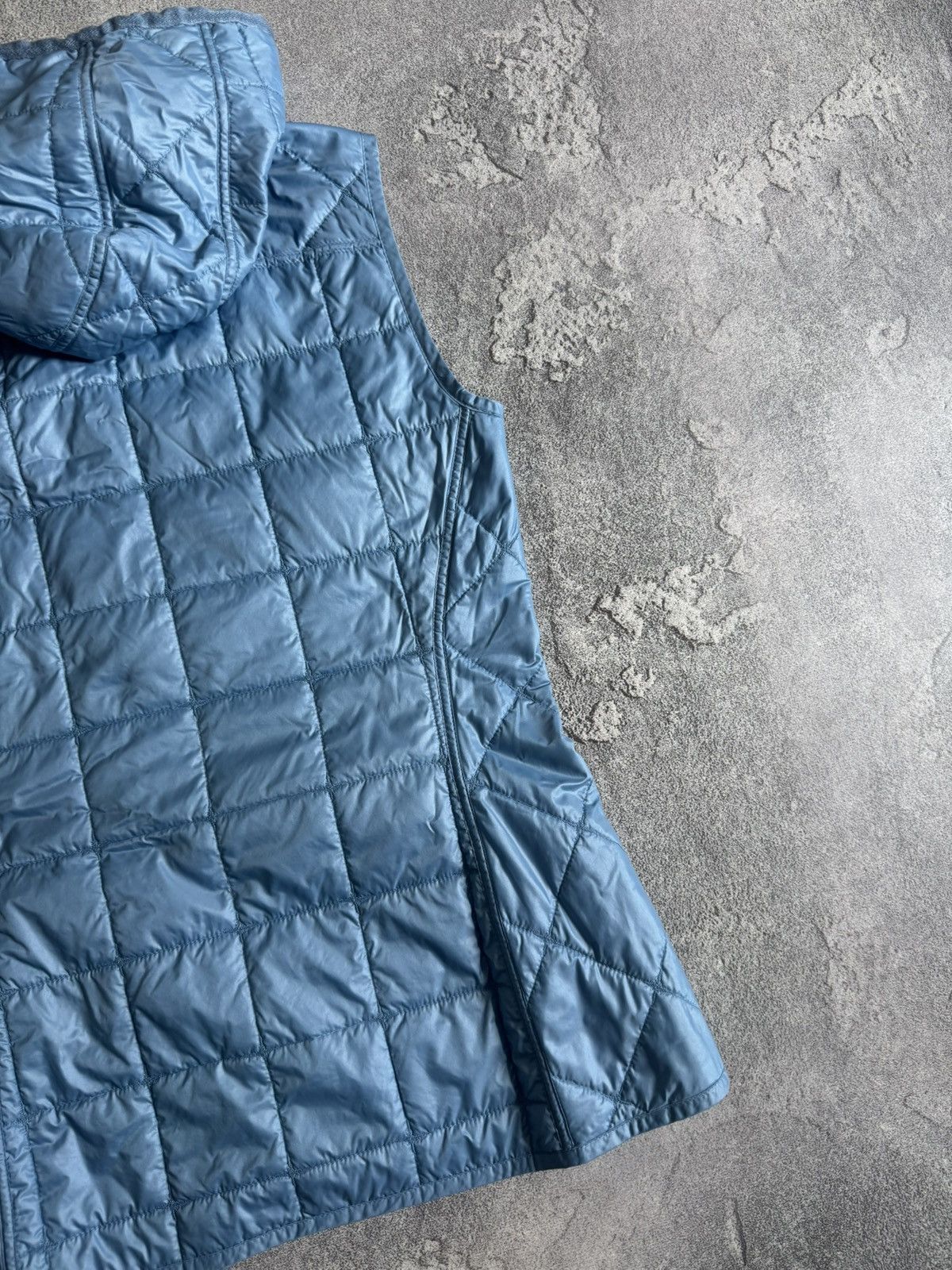 Frauenschuh Frauenschuh 3size blue quilted zip sleeveless jacket vest Size L / US 10 / IT 46 - 14 Thumbnail