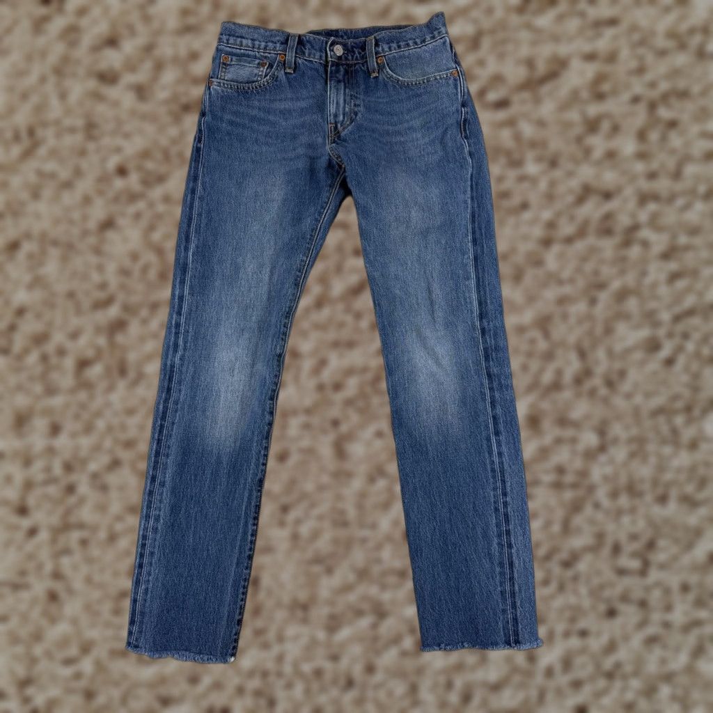 Levi's Levi's Jeans 511 Slim Straight Denim Blue 30x29 Adult Men Regular 29in 5-Pocket Cotton Blend Premium Vintage No N/A Size US 30 / EU 46 - 1 Thumbnail