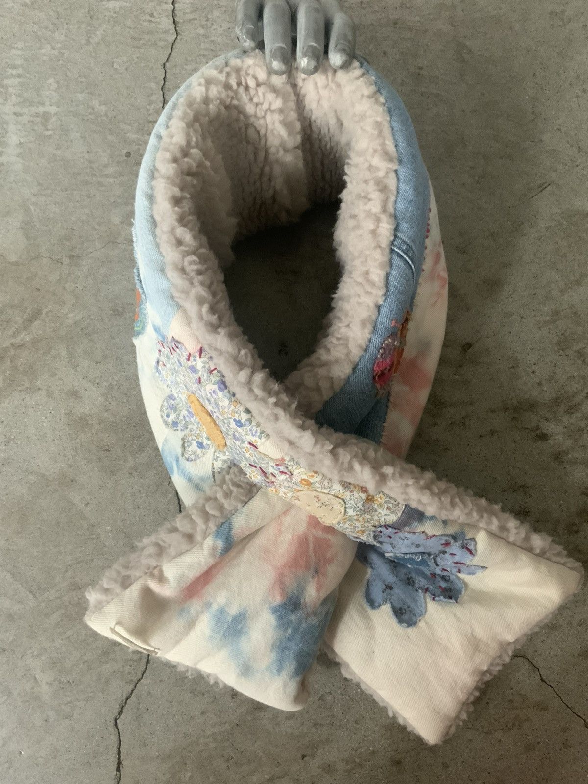 Kapital KAPITAL CRAZY PAPILLON BUTTERFLY THICK WOOL PATCHWORK SCRAF Size ONE SIZE - 1 Thumbnail