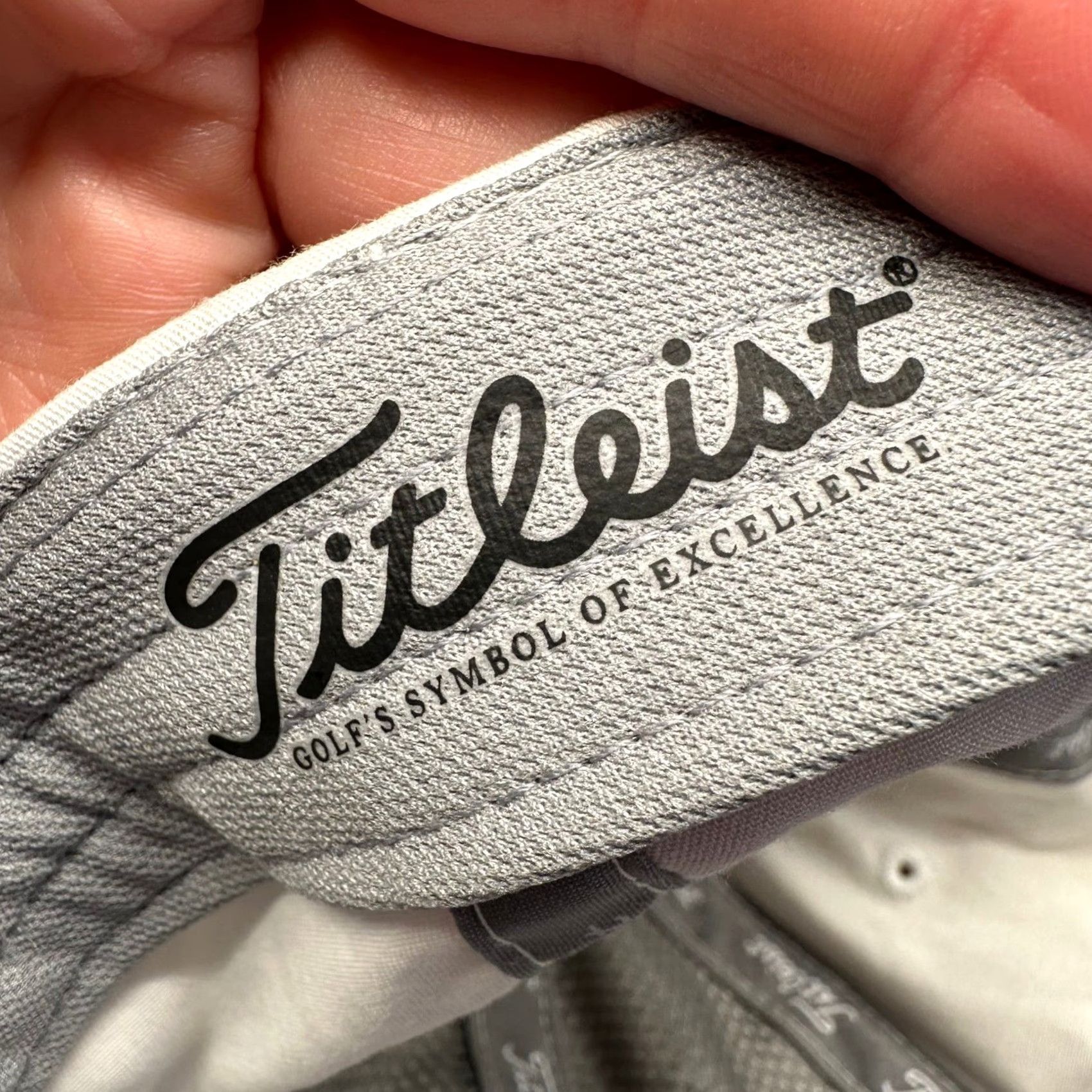 Titleist Titleist Golf Hat White Adjustable Strapback Baseball Cap Black Circle Logo Cap Mens WB Twill Cotton Baseball Cap Size ONE SIZE - 7 Thumbnail